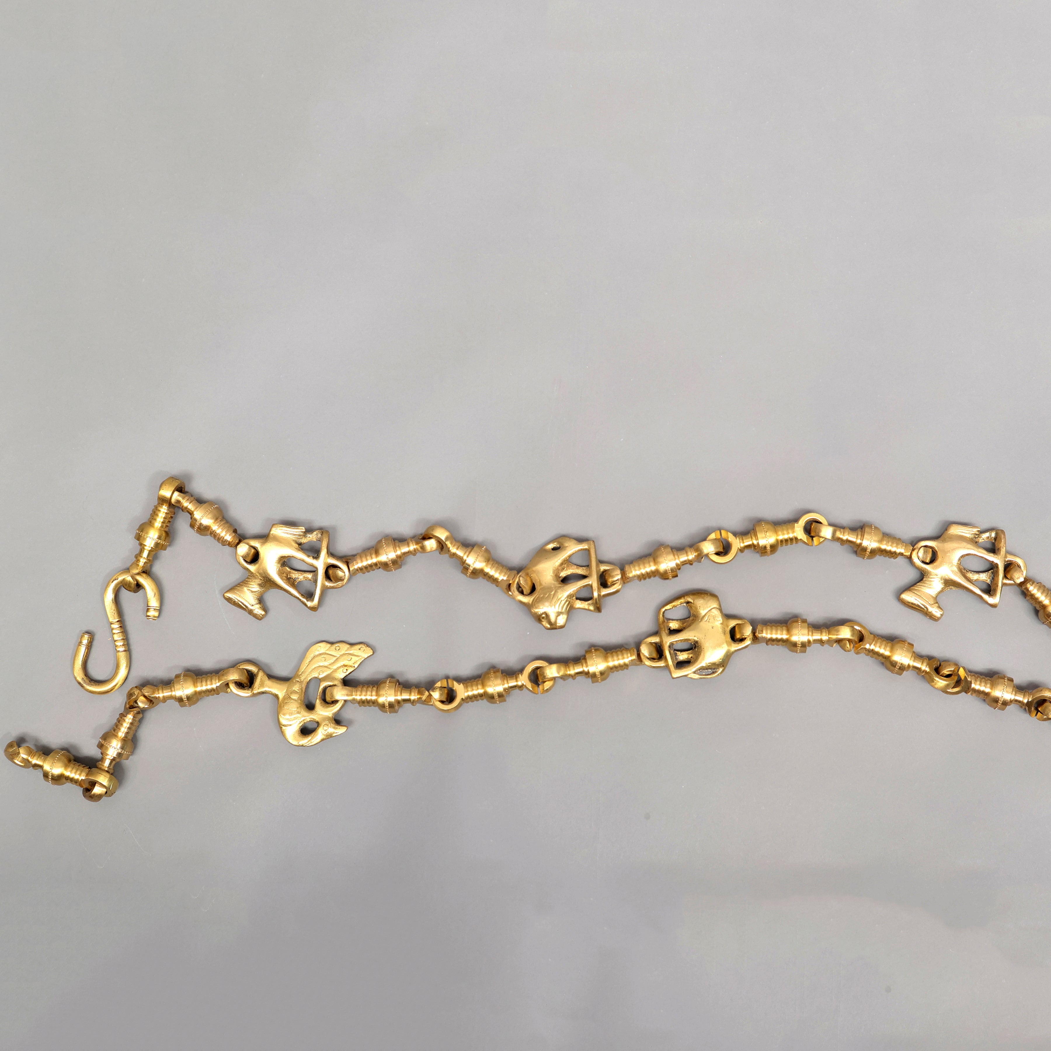 (6ft x 4 pc) Royal Brass Chain Chain