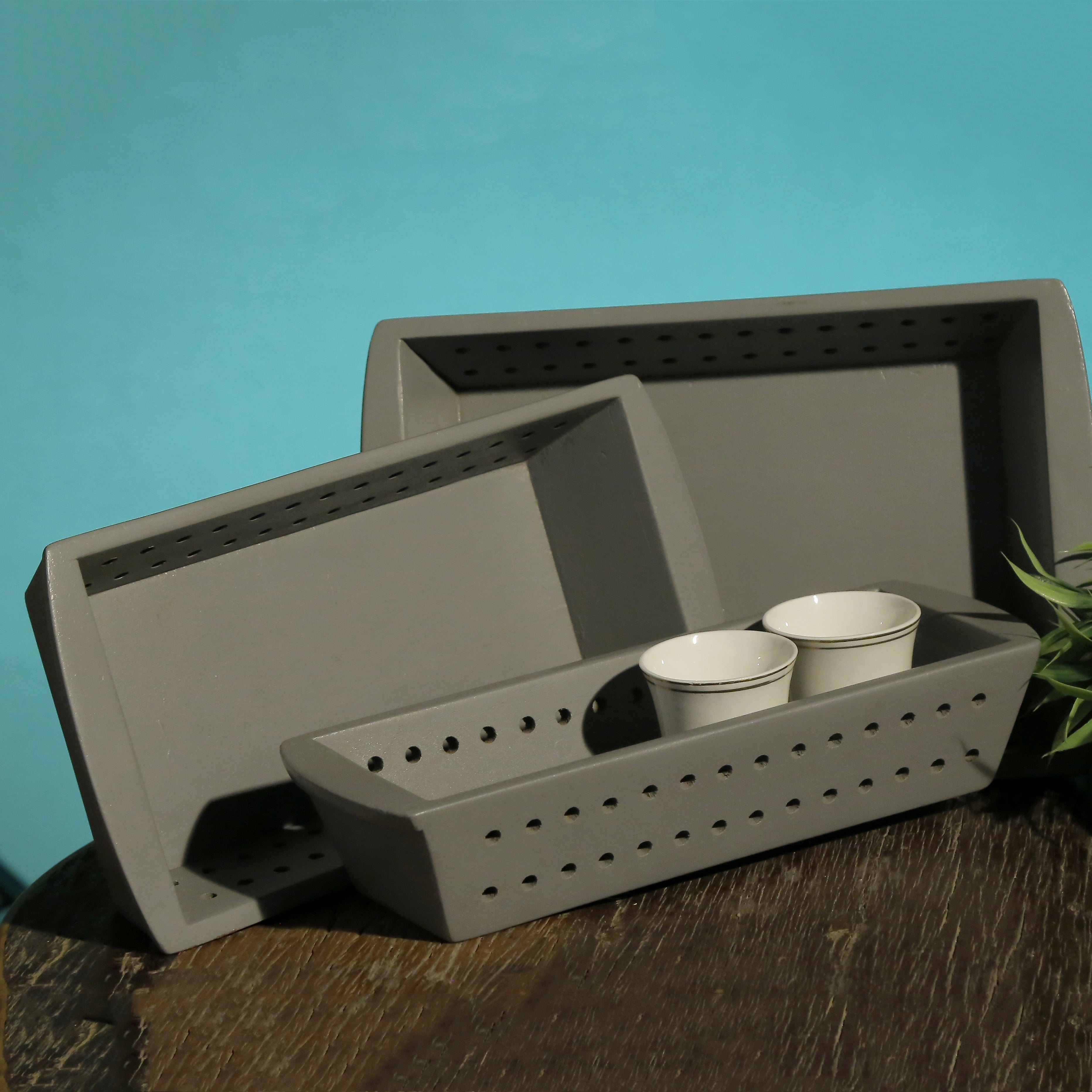 Nested Dot Tray Set Tray