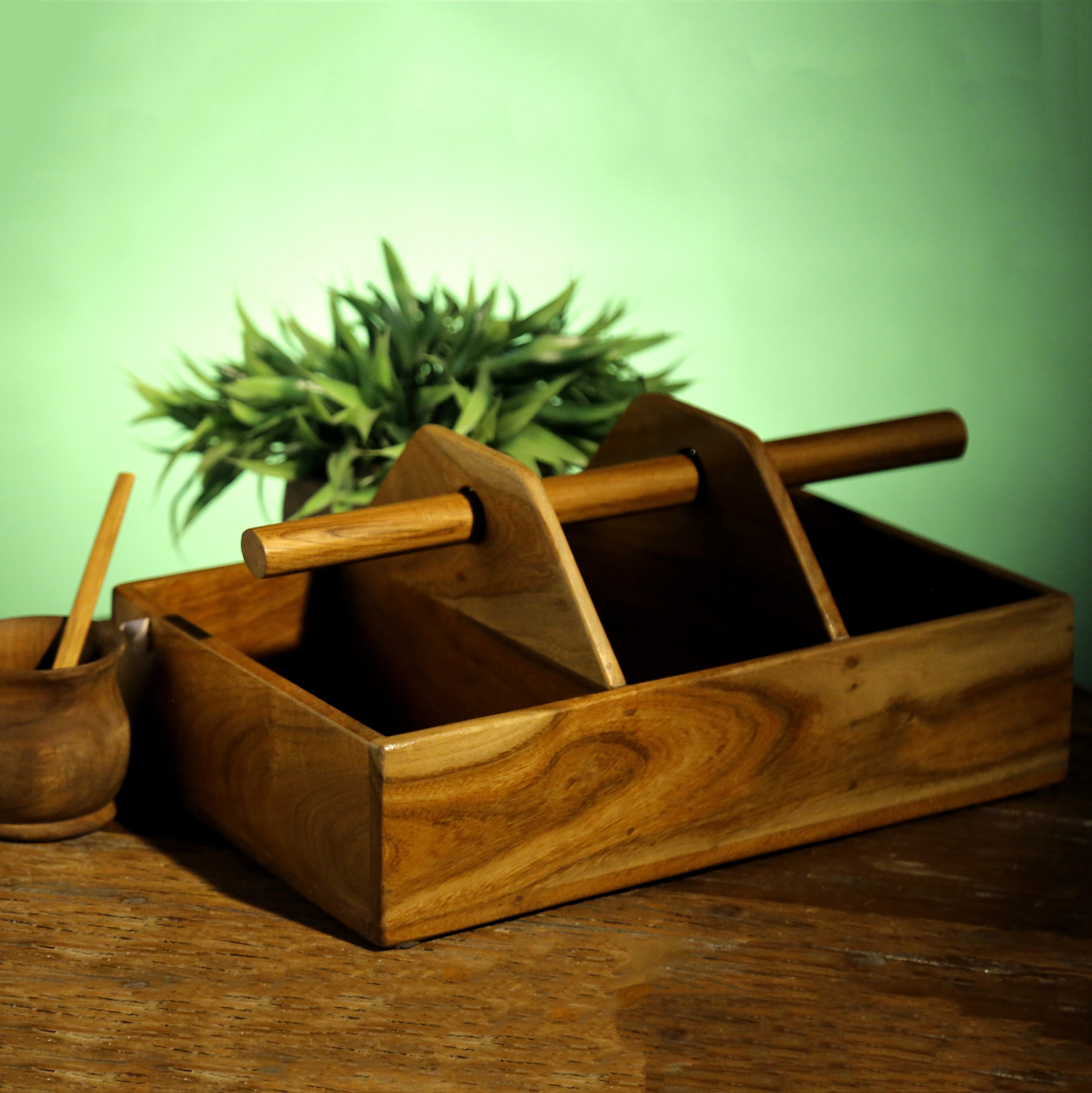 Muti Purpose Handcrafted Wooden Tray Tray