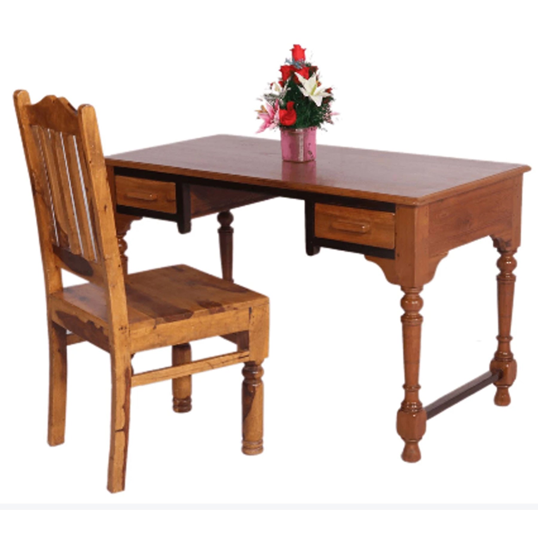 Double Side Drawer Table Study Table