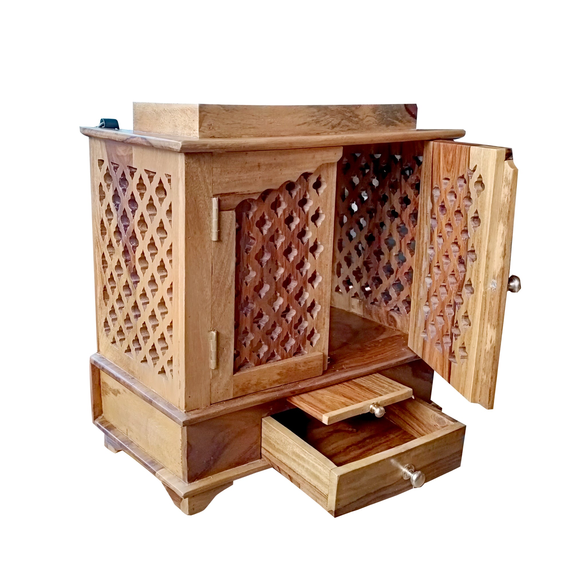 Sheesham wood Jali Door Temple Temple