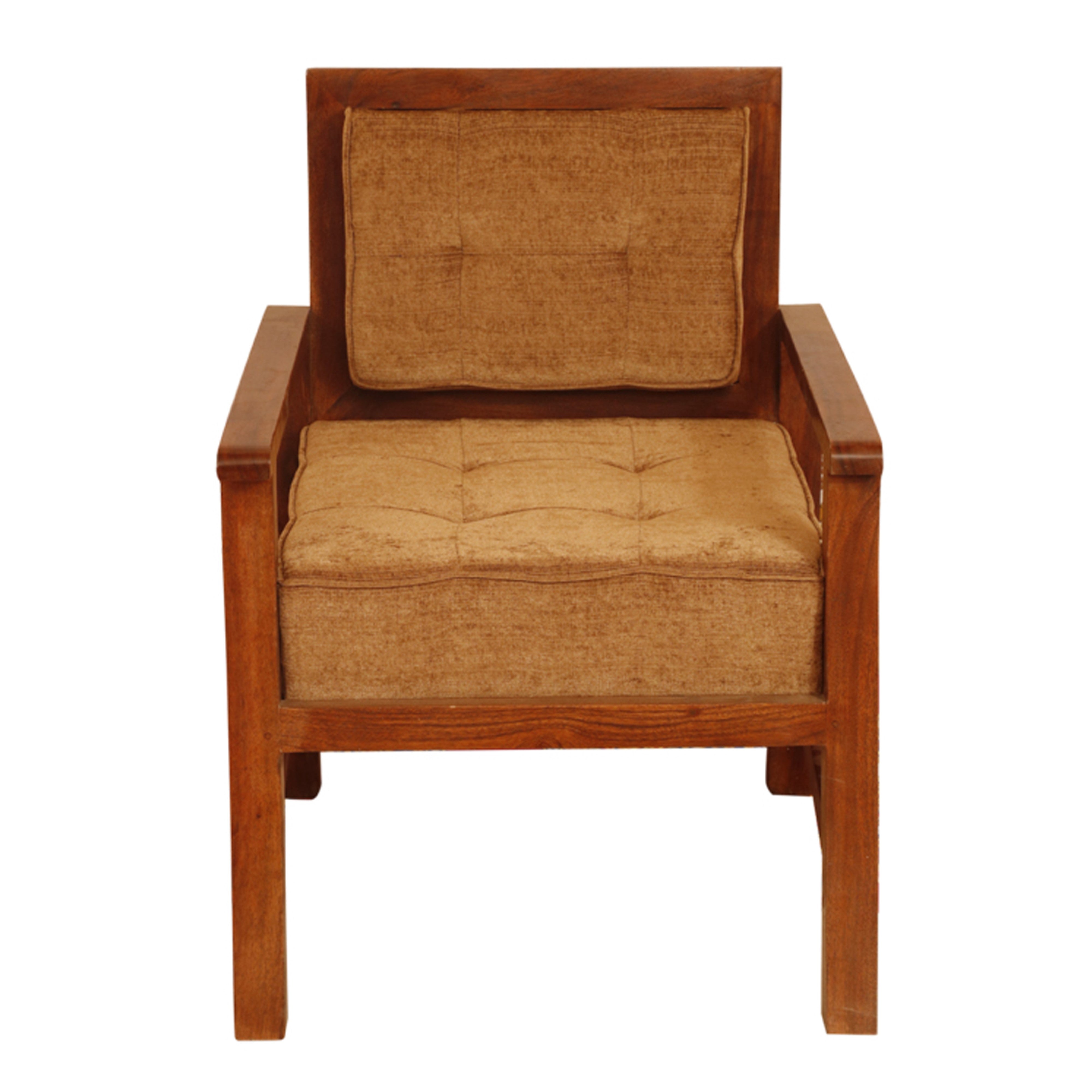 Classical Single Seater Relax Handmade Wooden Sofa Arm Chair