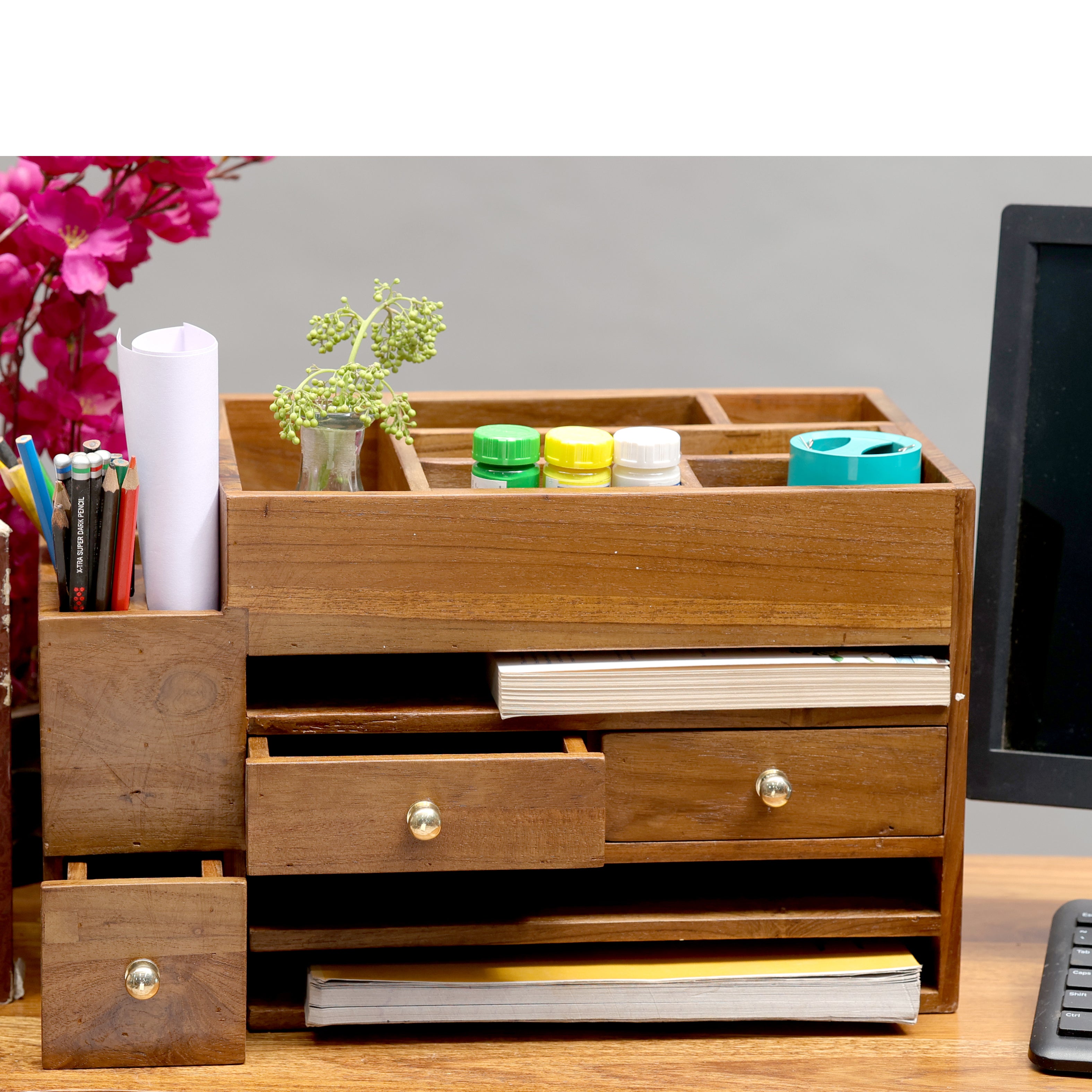 Multipurpose Multistorey Drawer Set Desk Organizer