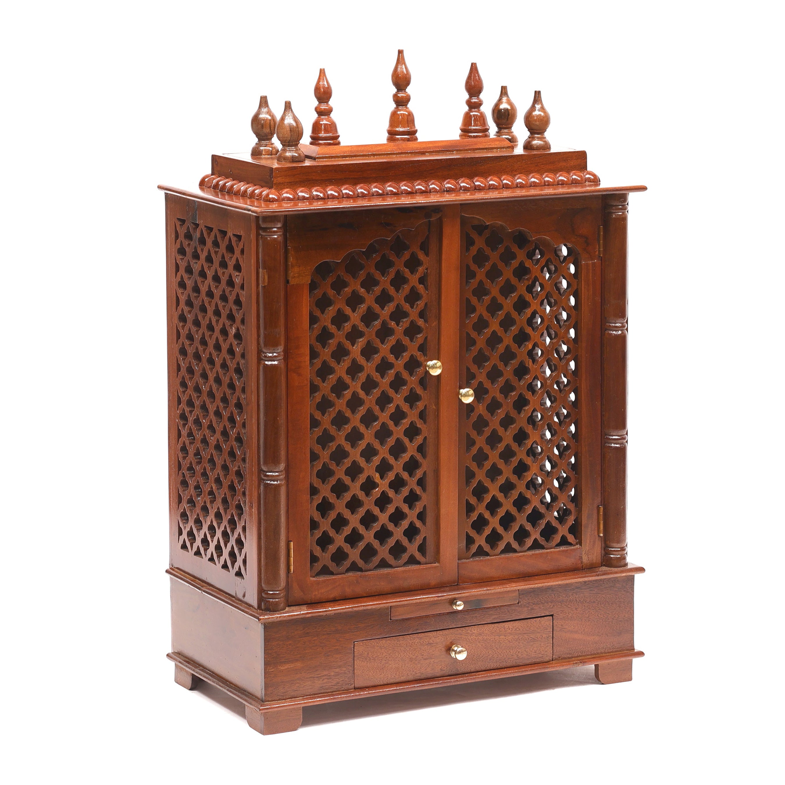 Wooden Carved Jhali Door Temple Temple