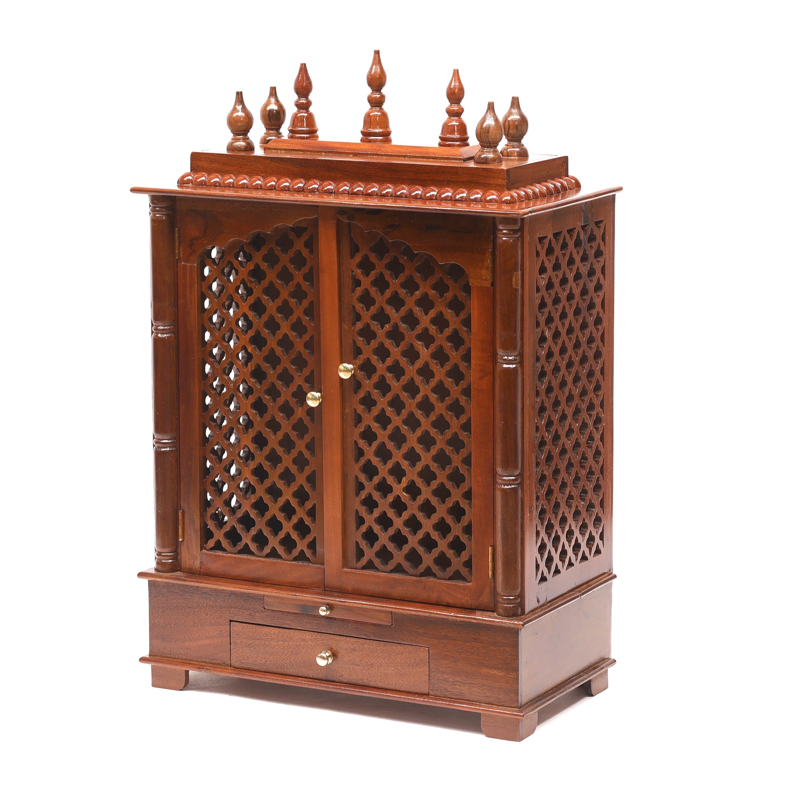 Wooden Carved Jhali Door Temple Temple