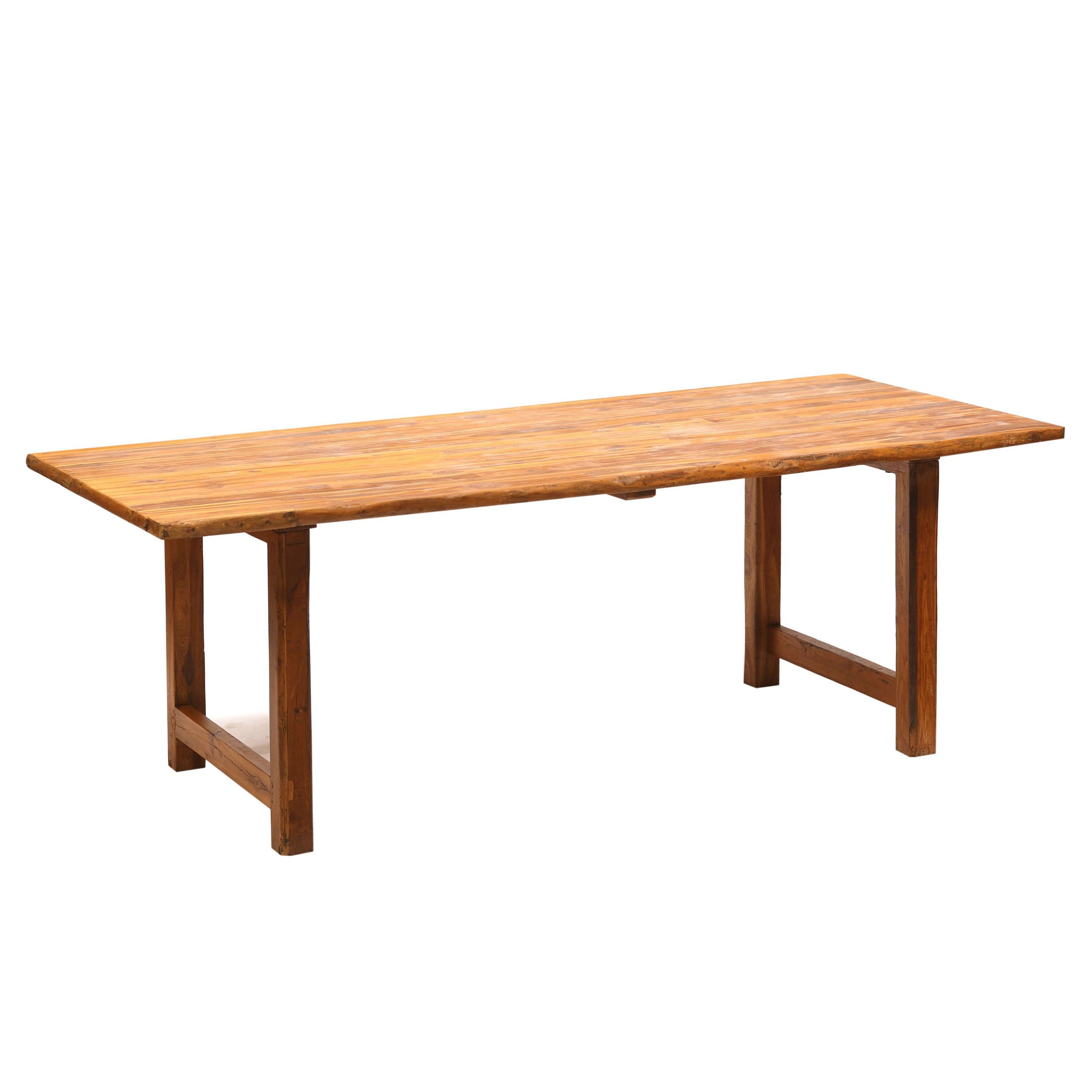 Heritage finish Teak Long Table Dining Table