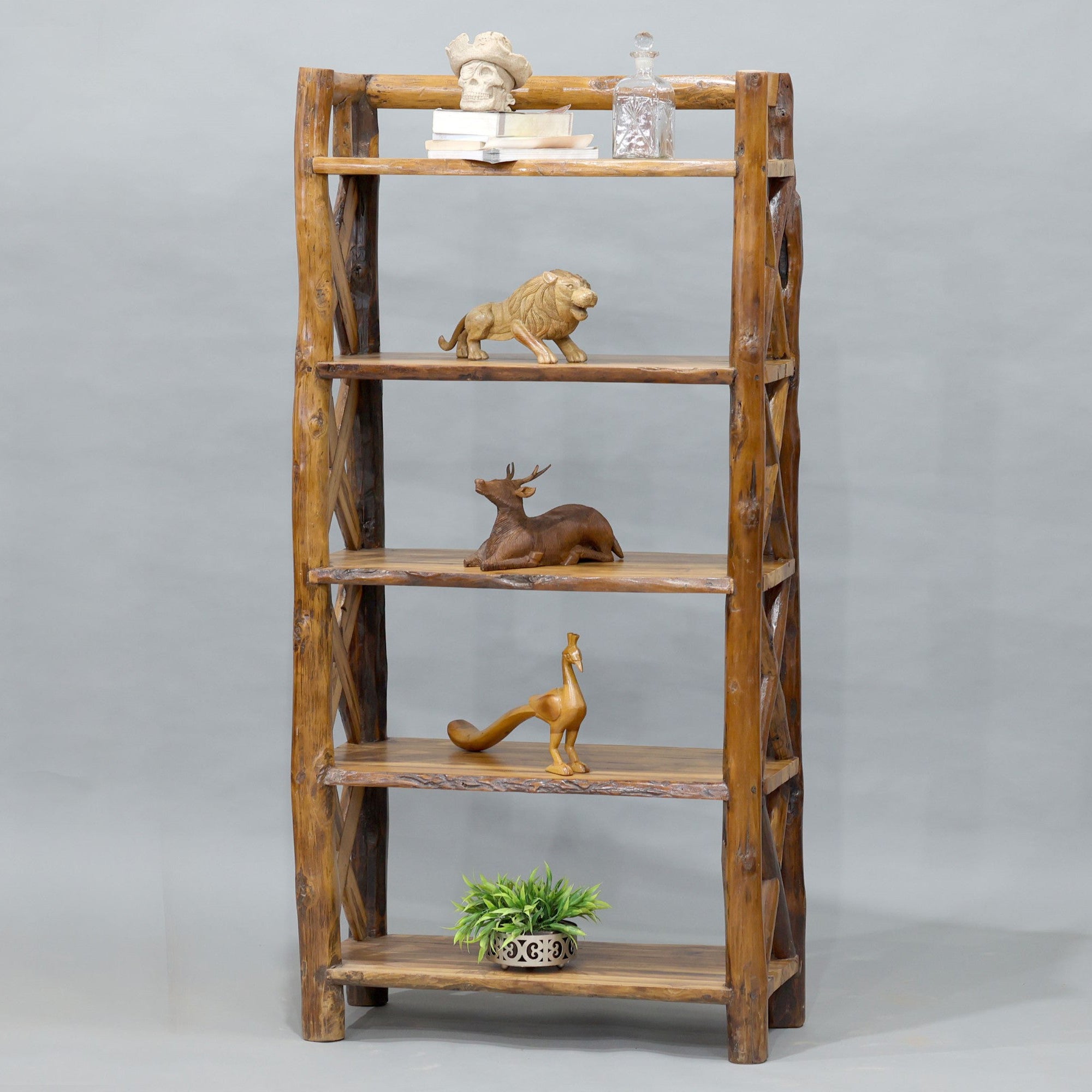 Heritage Finish Teak Wood Extra Durable Rack Rack