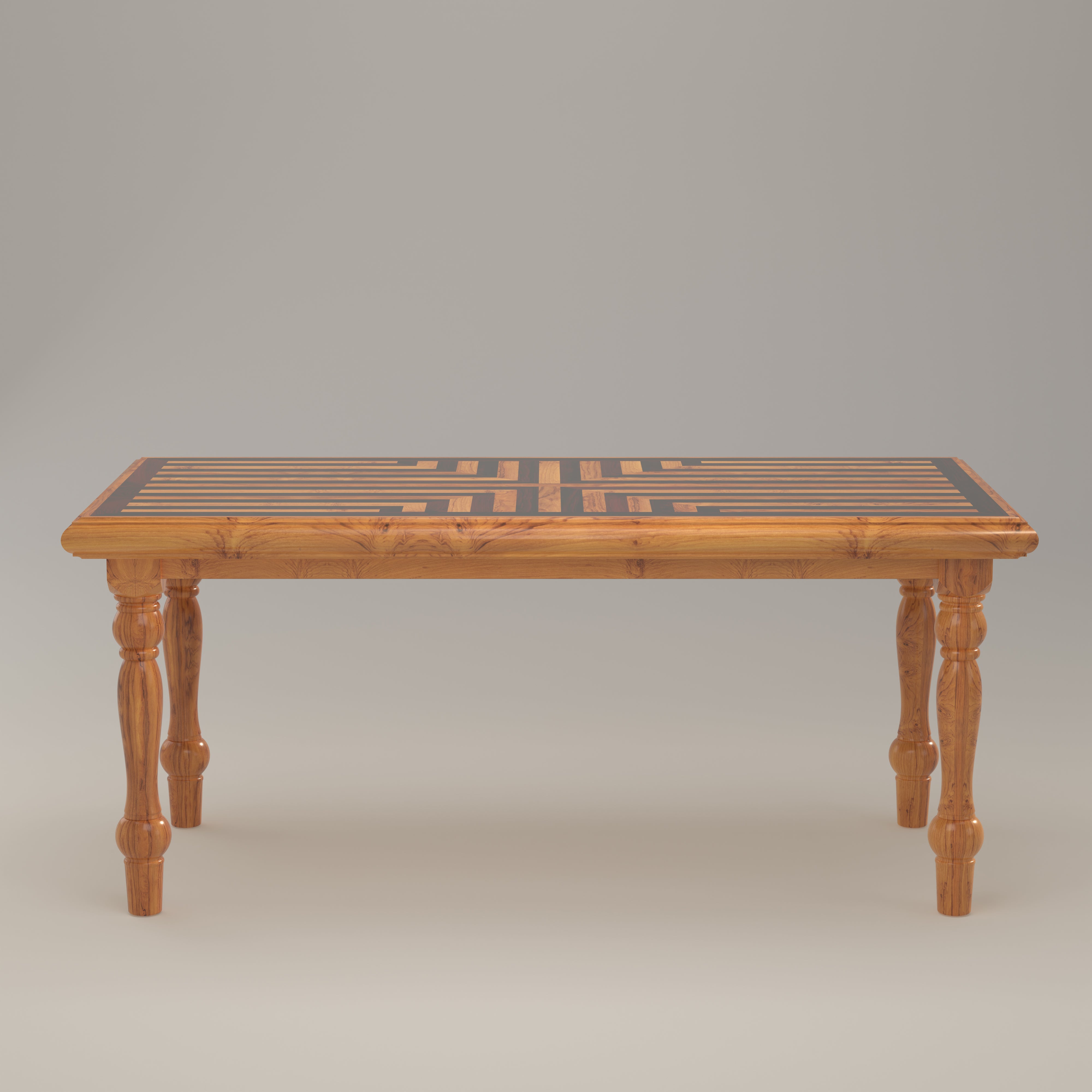 Majestic Modern Top Vintage Style Handmade Wooden Dining Table Dining Table
