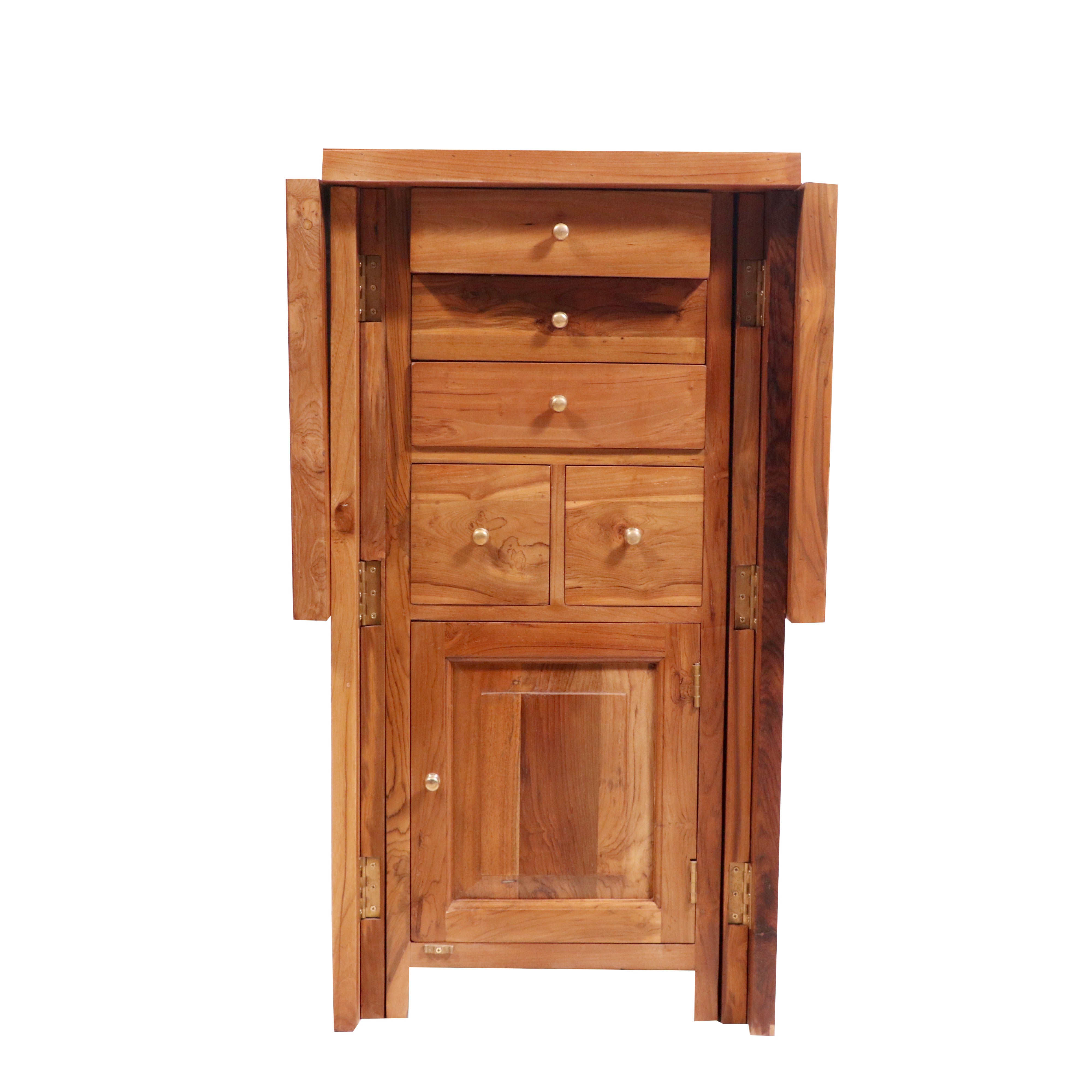 Montage Modern Designed Multi-Storage Handmade Wooden Kitchen Island for Home Kitchen Island