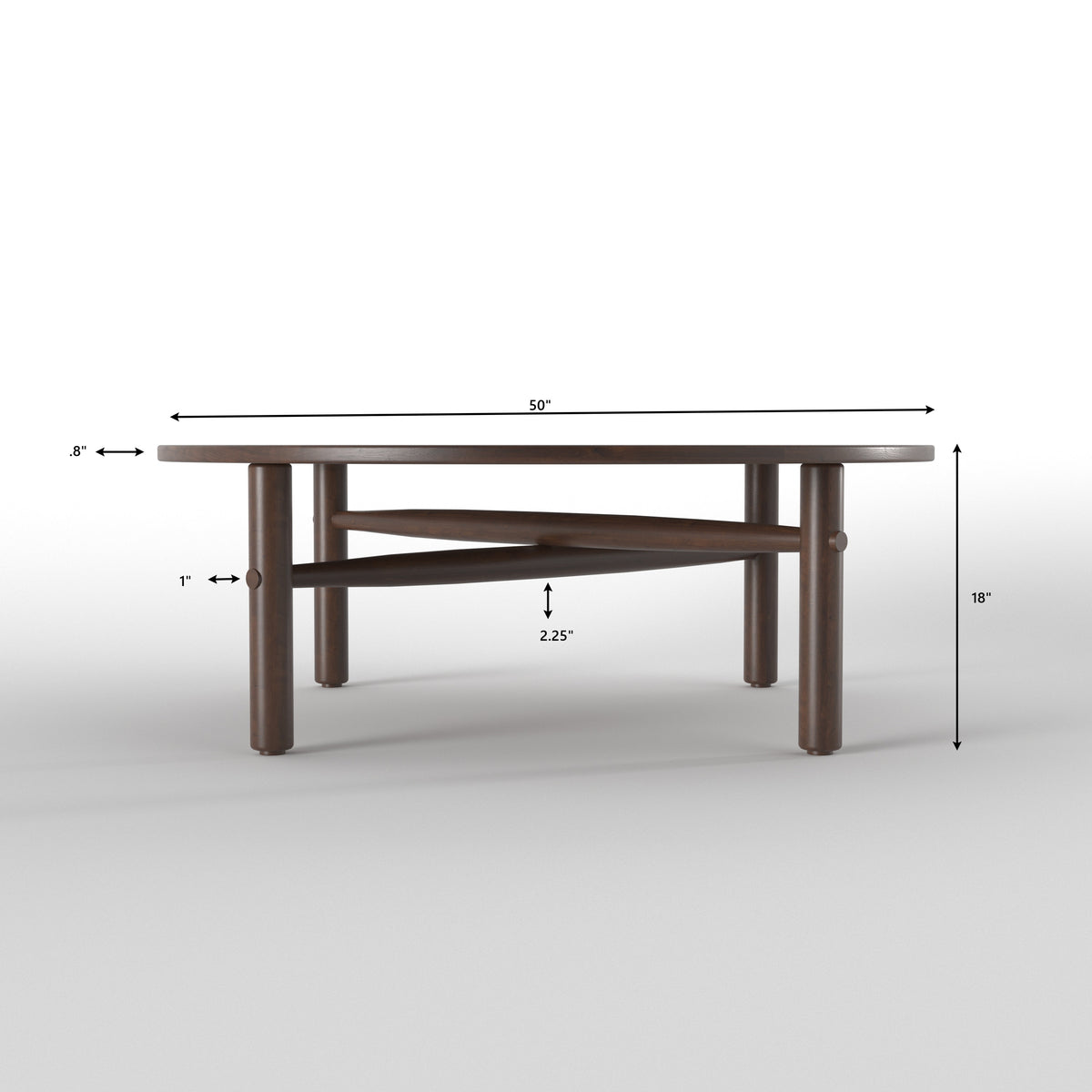 Round Dining Table with Ribbed Base and Curved Armchairs Japanese Dining Set