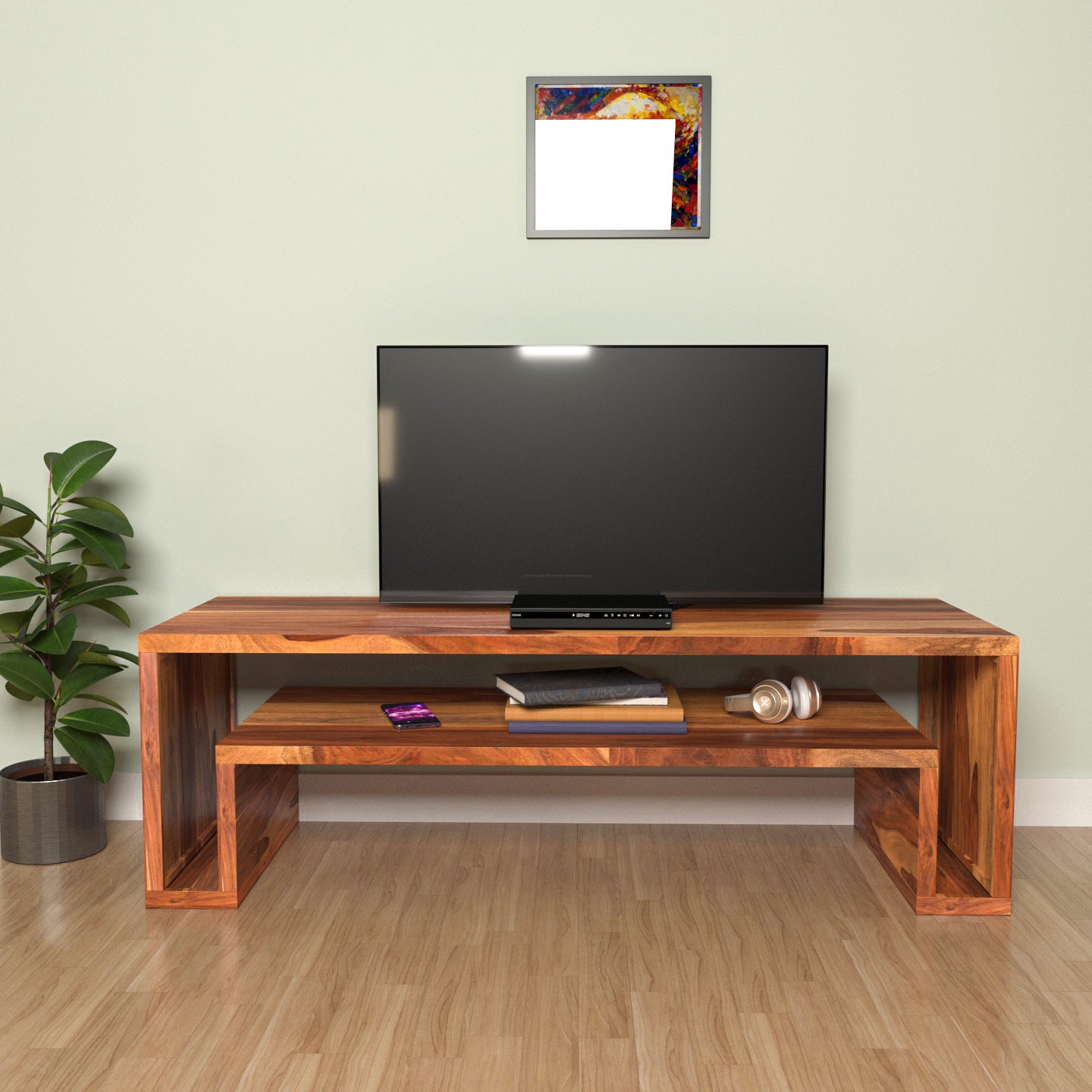 Senghai Sheesham Wooden Handmade Antique TV Unit for Home Tv stand