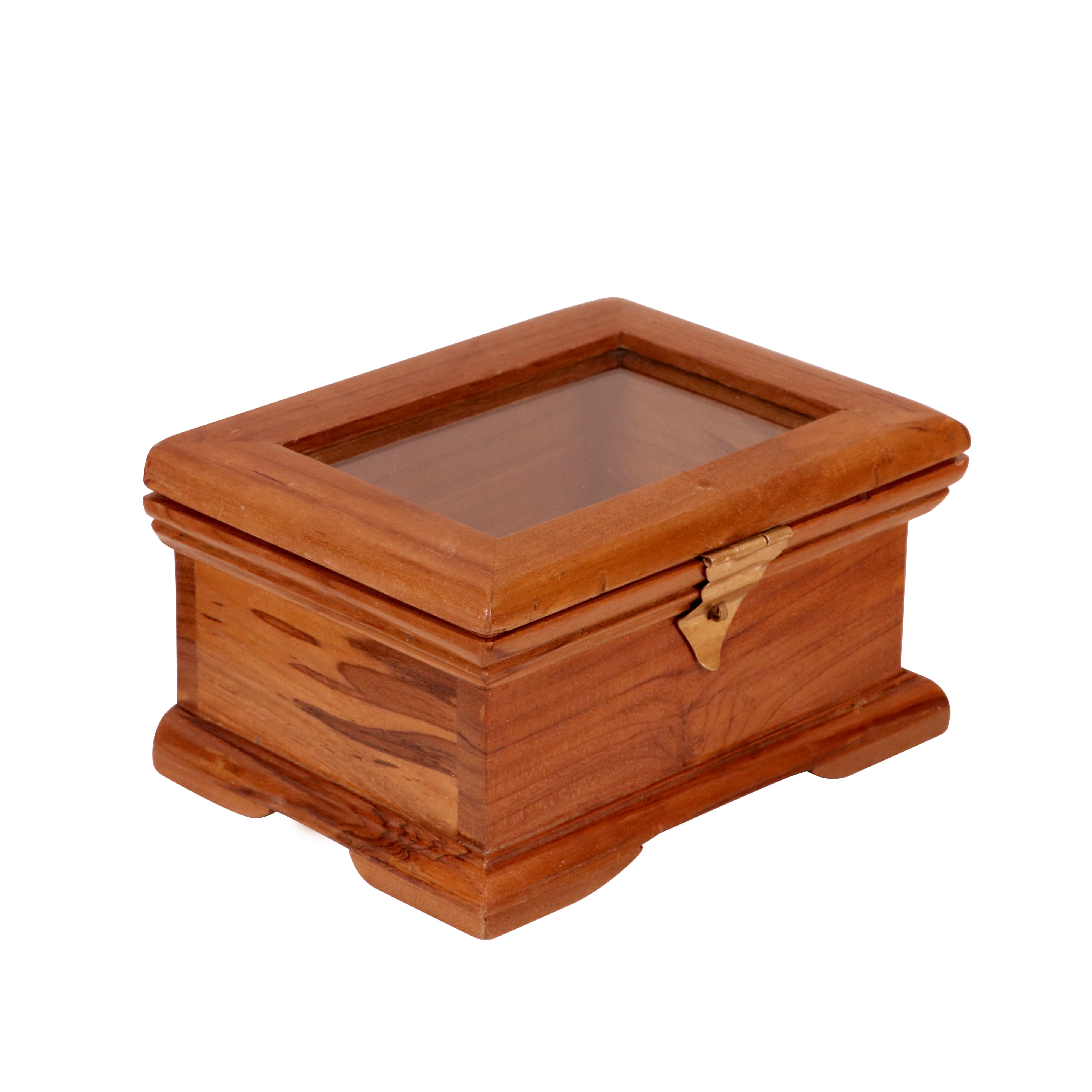 Optimised Colonial Handmade Top Mirror Vintage Wooden Jewelry Box Wooden Box