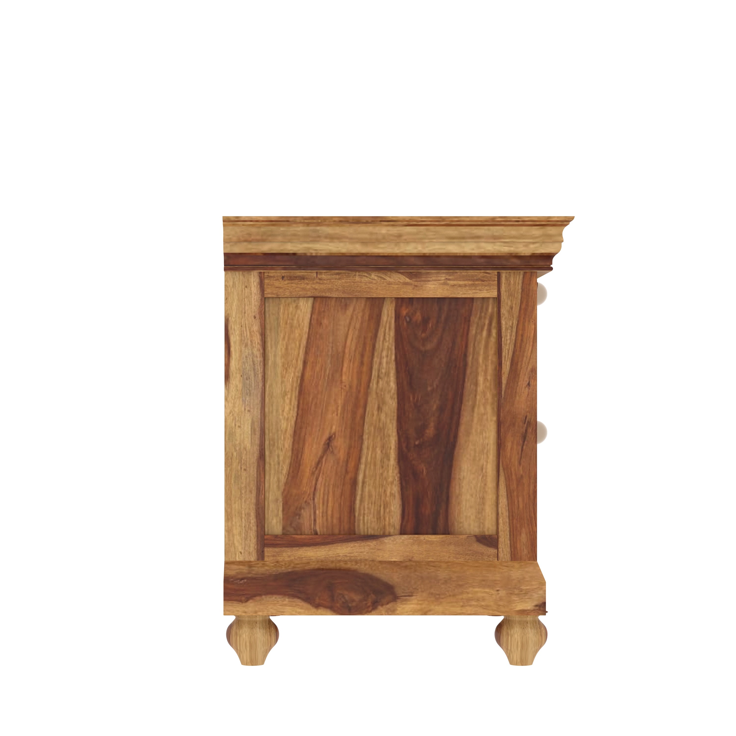 Jaguar Sheesham Finished Wooden Handmade Storage Cabinet Bedside