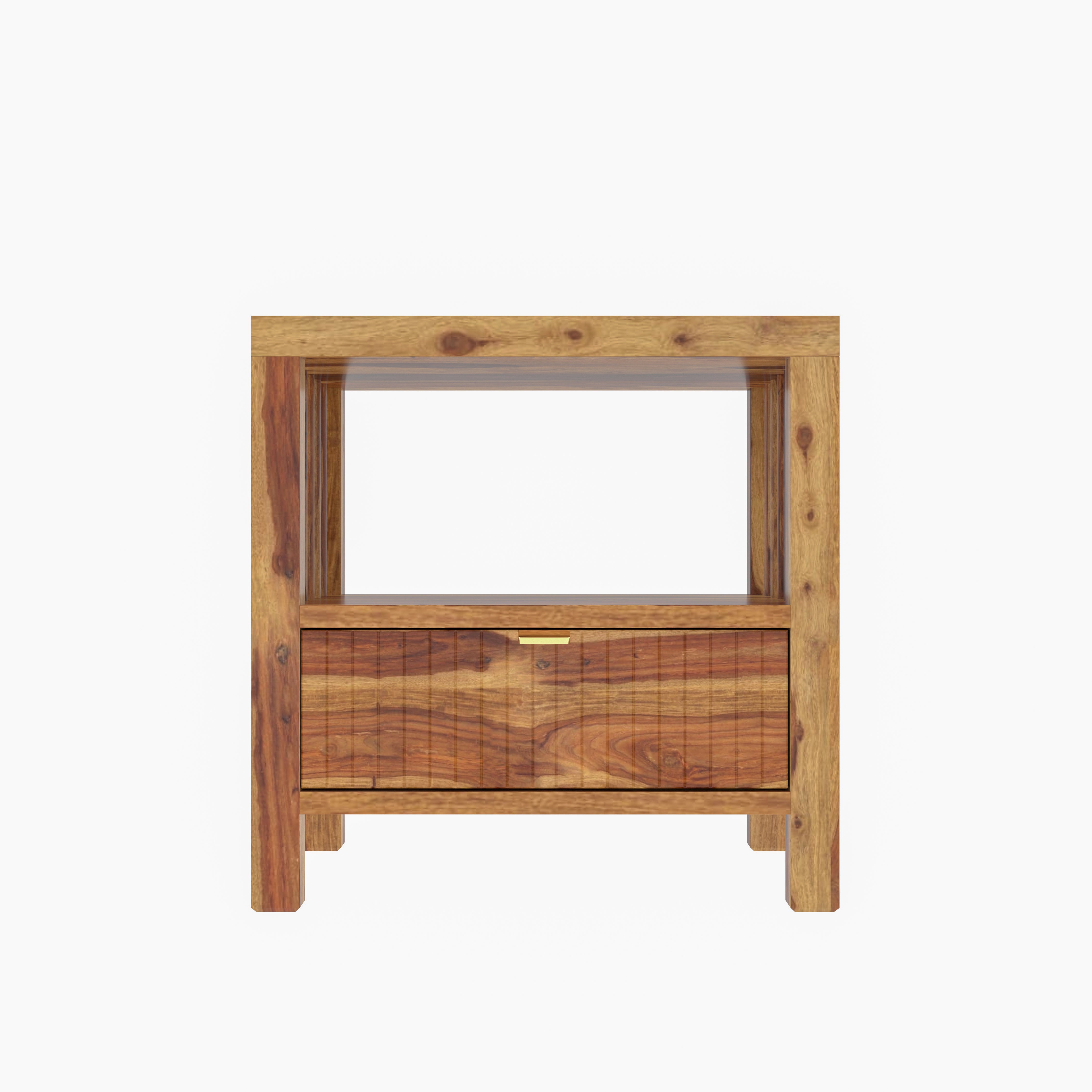 Trapper Vintage Stripped Wooden Handmade Bedside Bedside