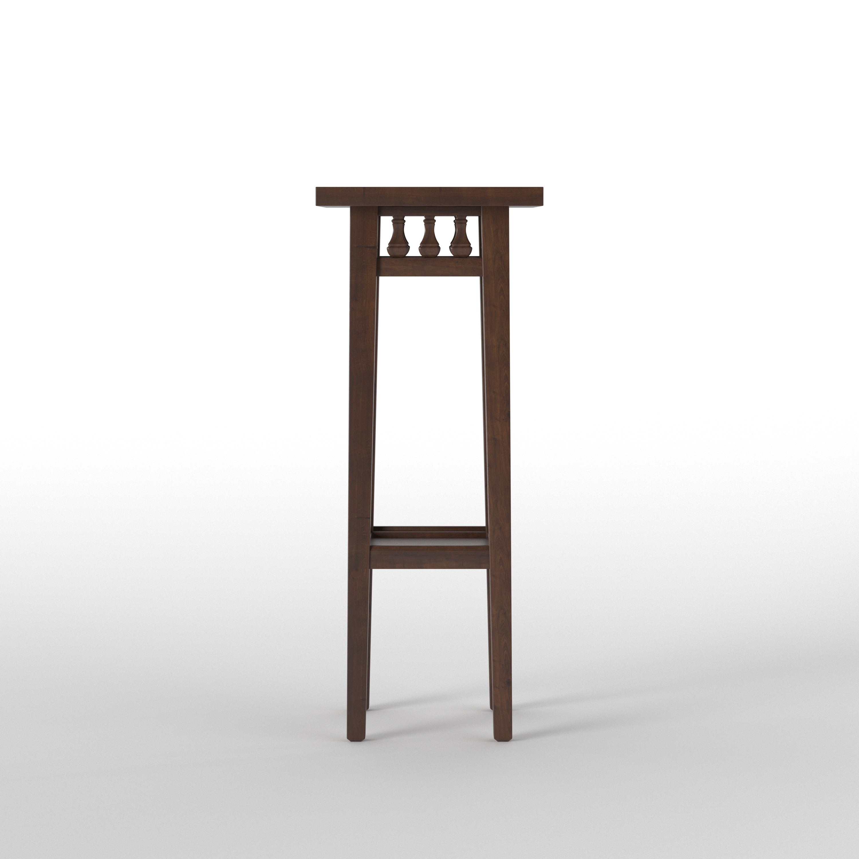 Heritage Tile Inlay Pedestal Stand End Table