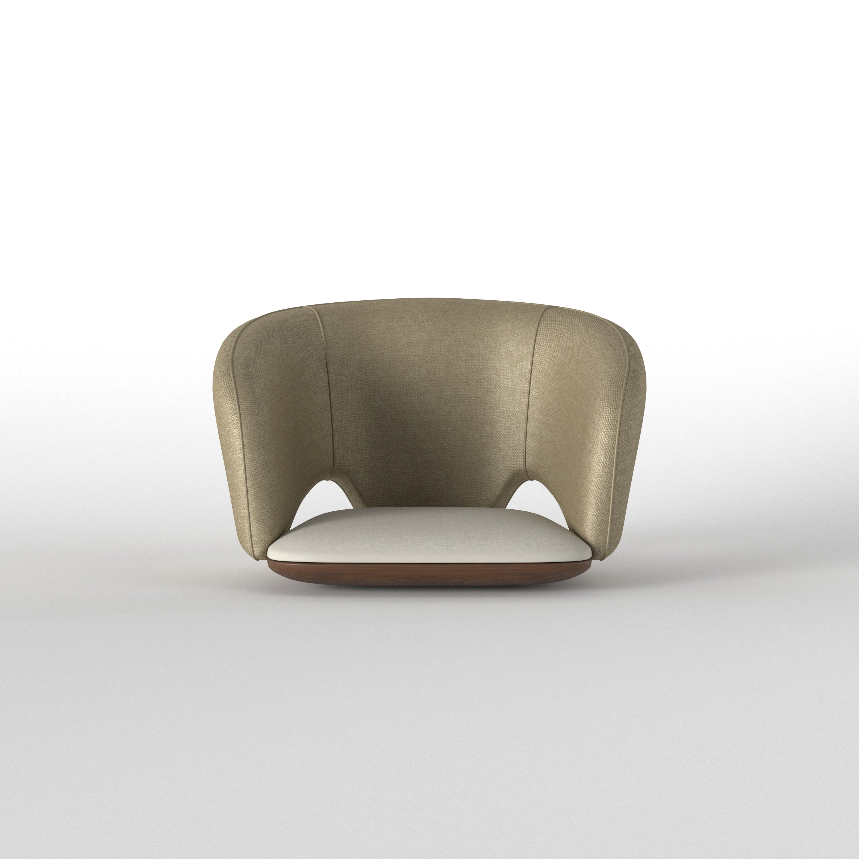 Capsule-Shaped Dining Table with Sculptural Pedestal Base