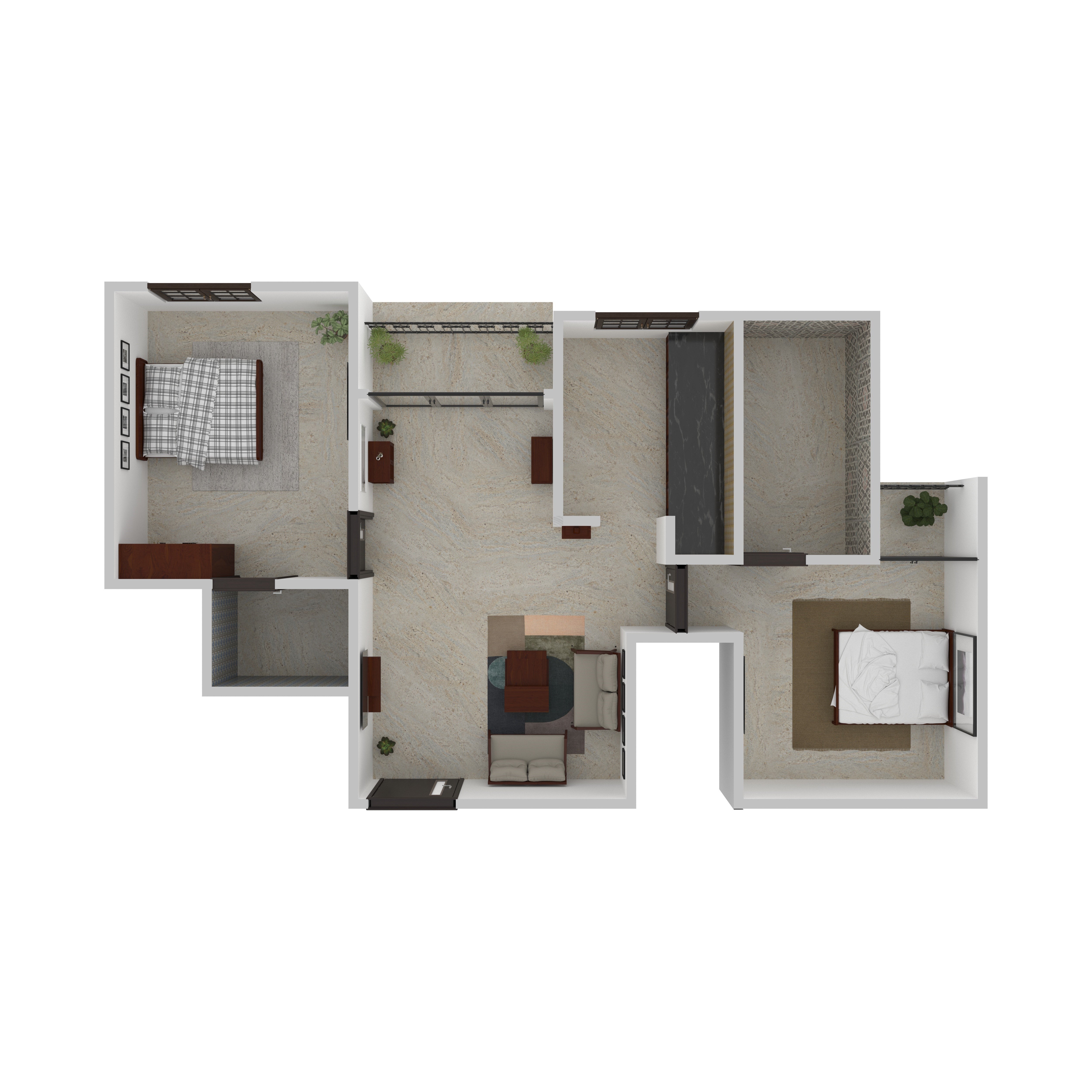 Felix Furniture Room Set Flat Set