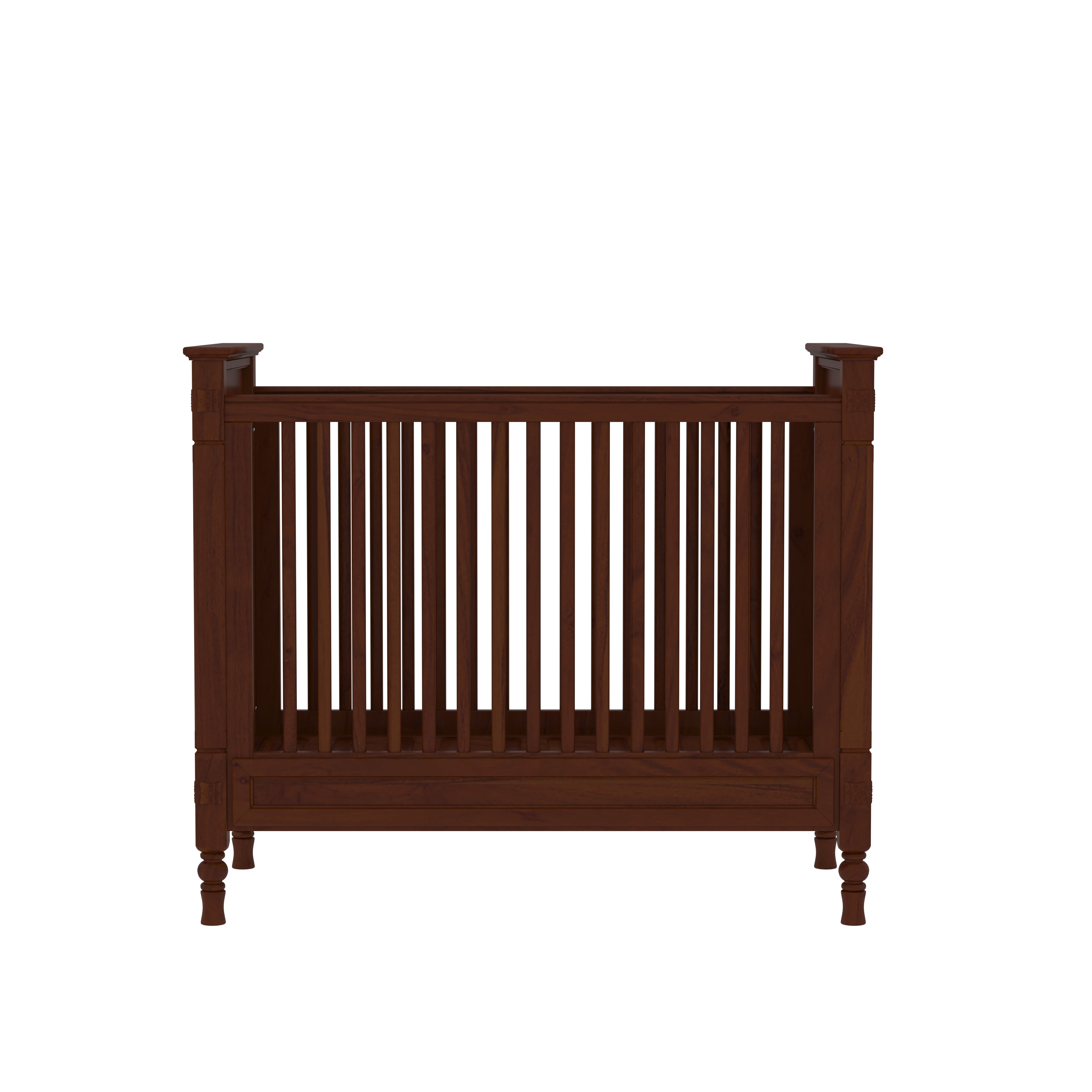 Seravelle Heritage Luxury Wooden Cradle with Classic Slatted Design and Artisan Craftsmanship Cradle