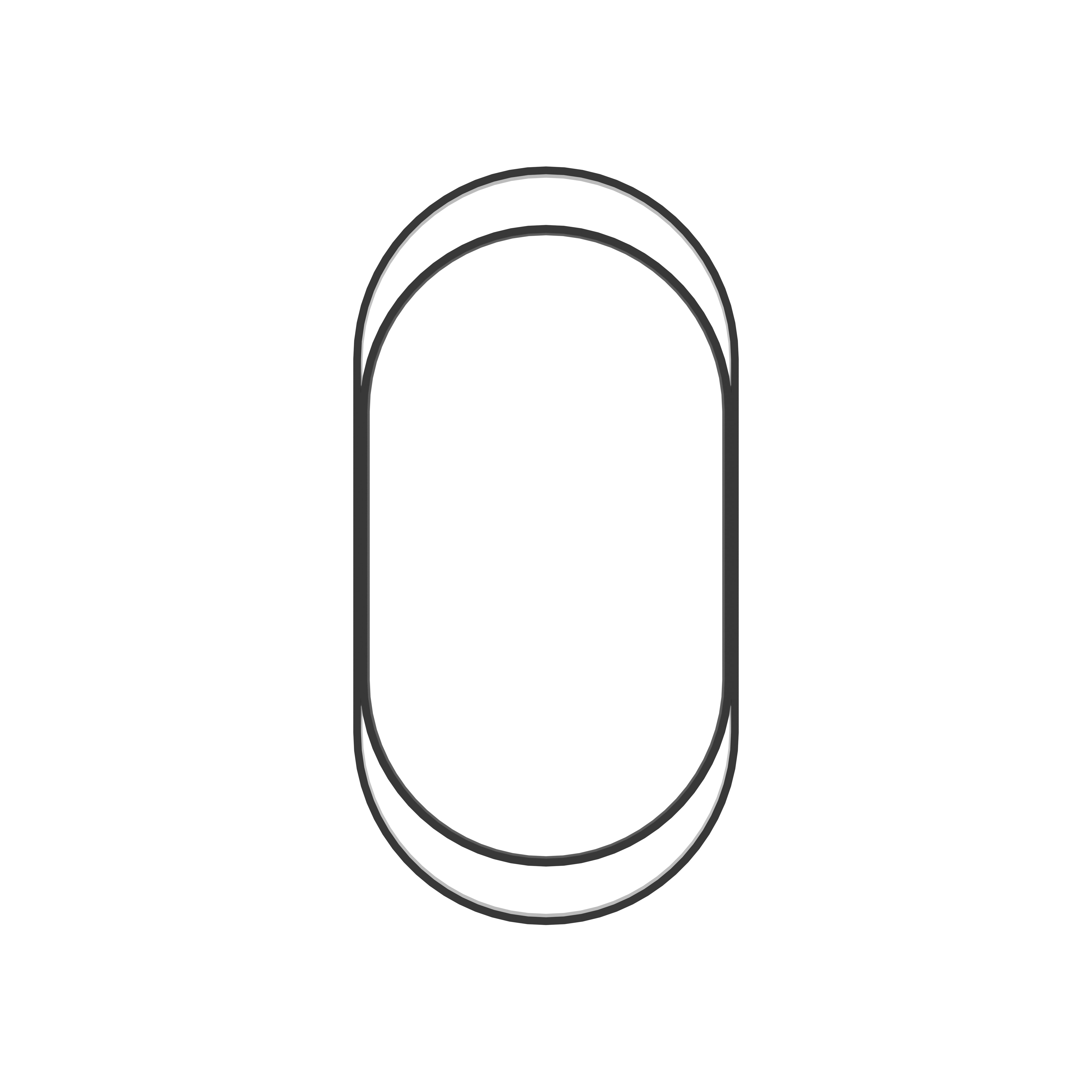 Oval Black Metal Frame Mirror - Modern Bathroom Mirror Mirror