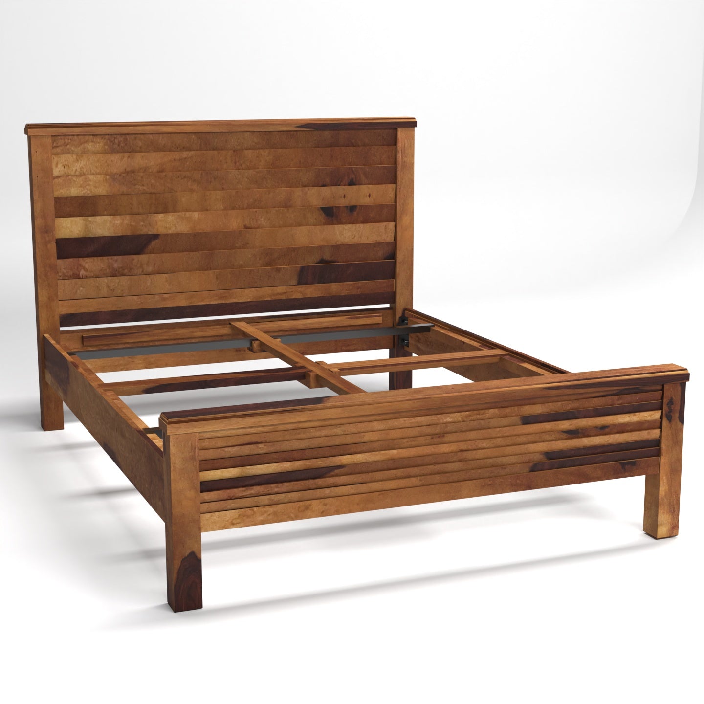 Cottage Look Bed (Sheesham wood) Bed