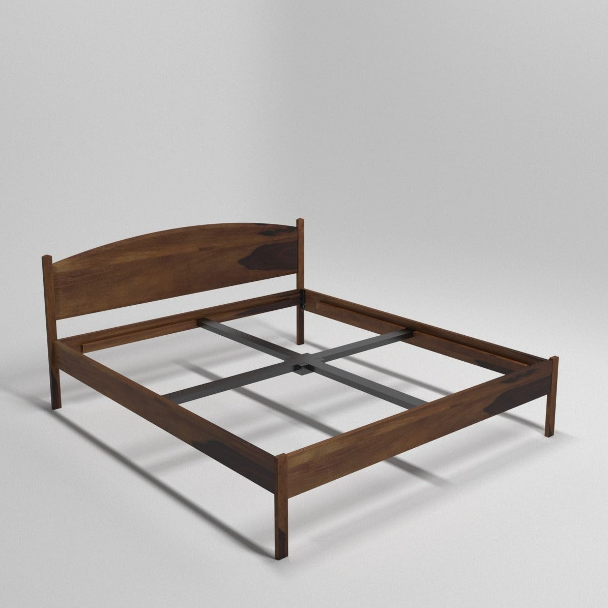 Wooden Arch Head Bed (Sheesham wood) Bed