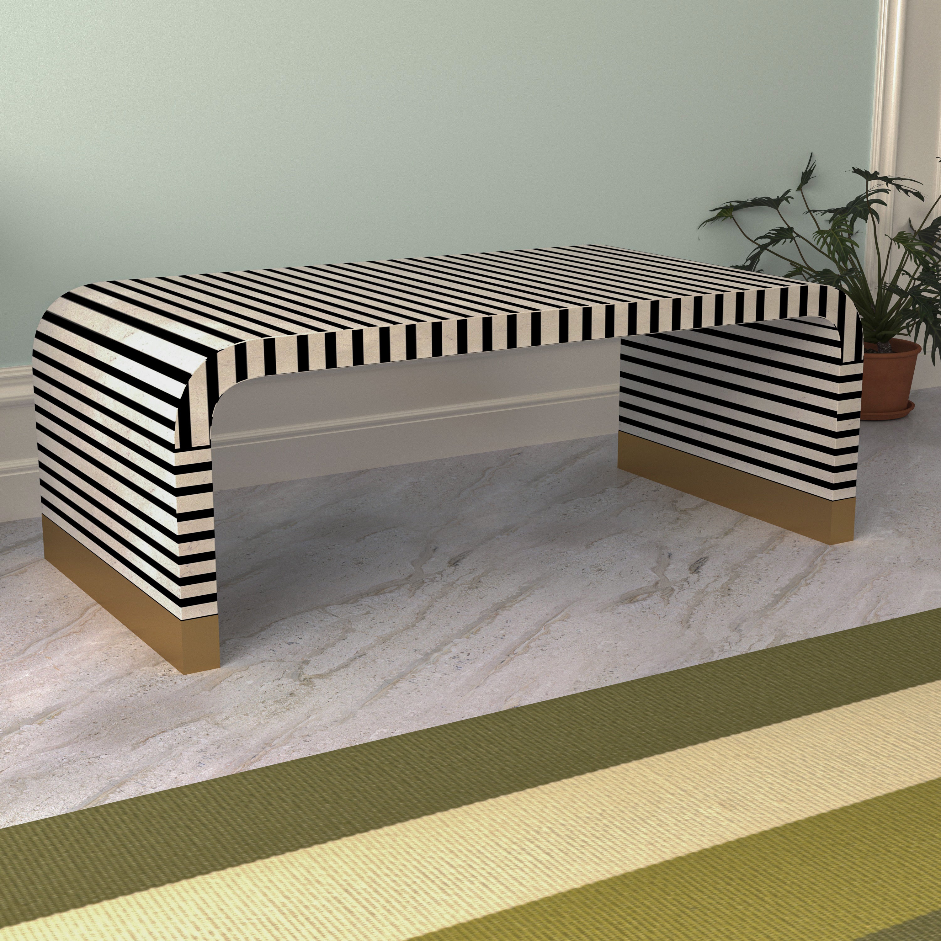 Arabica Colonial Handmade BW Style Wooden Coffee Table for Home Coffee Table