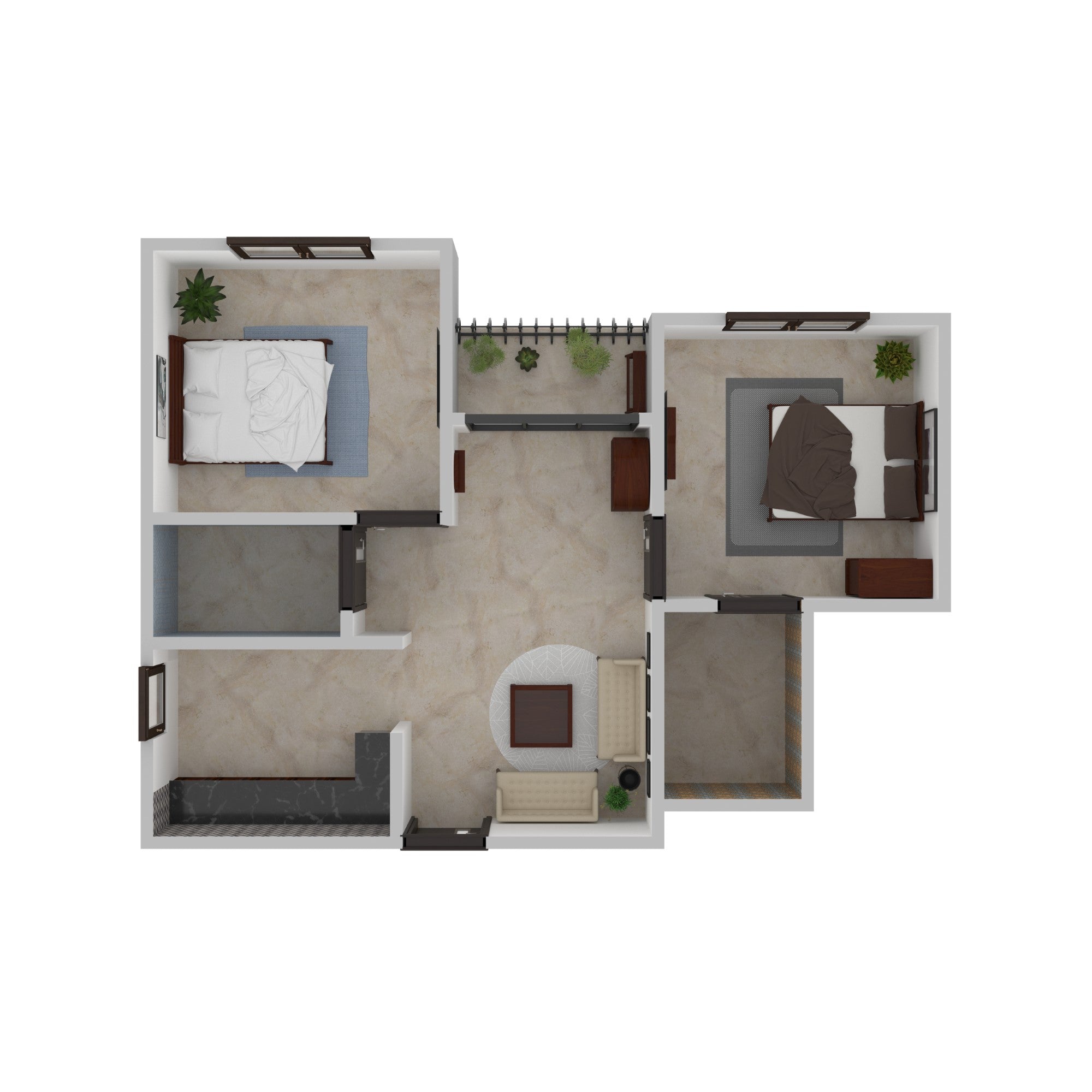 Augustine Furniture Room set Flat Set