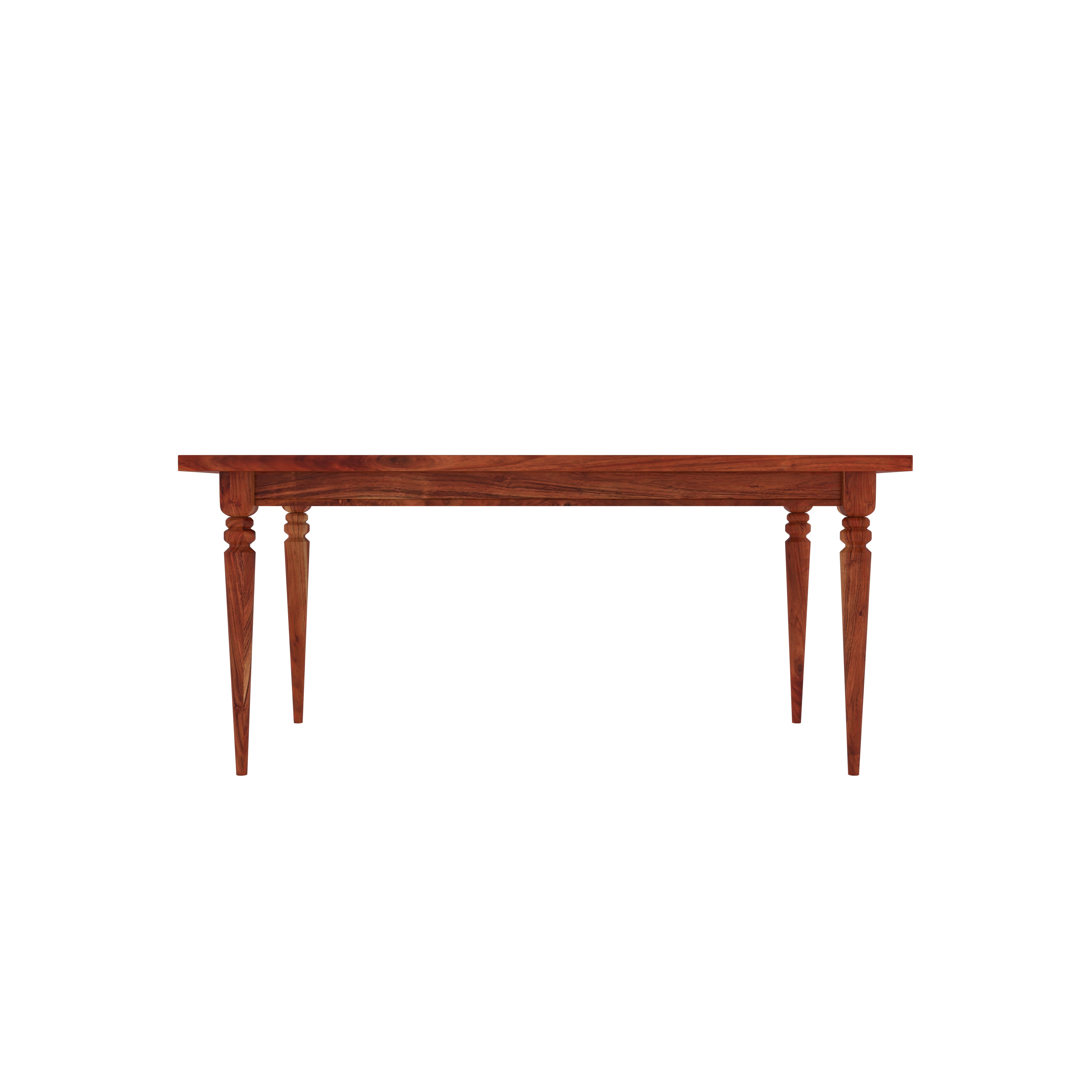 Classic 4-Seater Wooden Dining Table Set with Cushioned Chairs – Elegant Traditional Style Dining Set