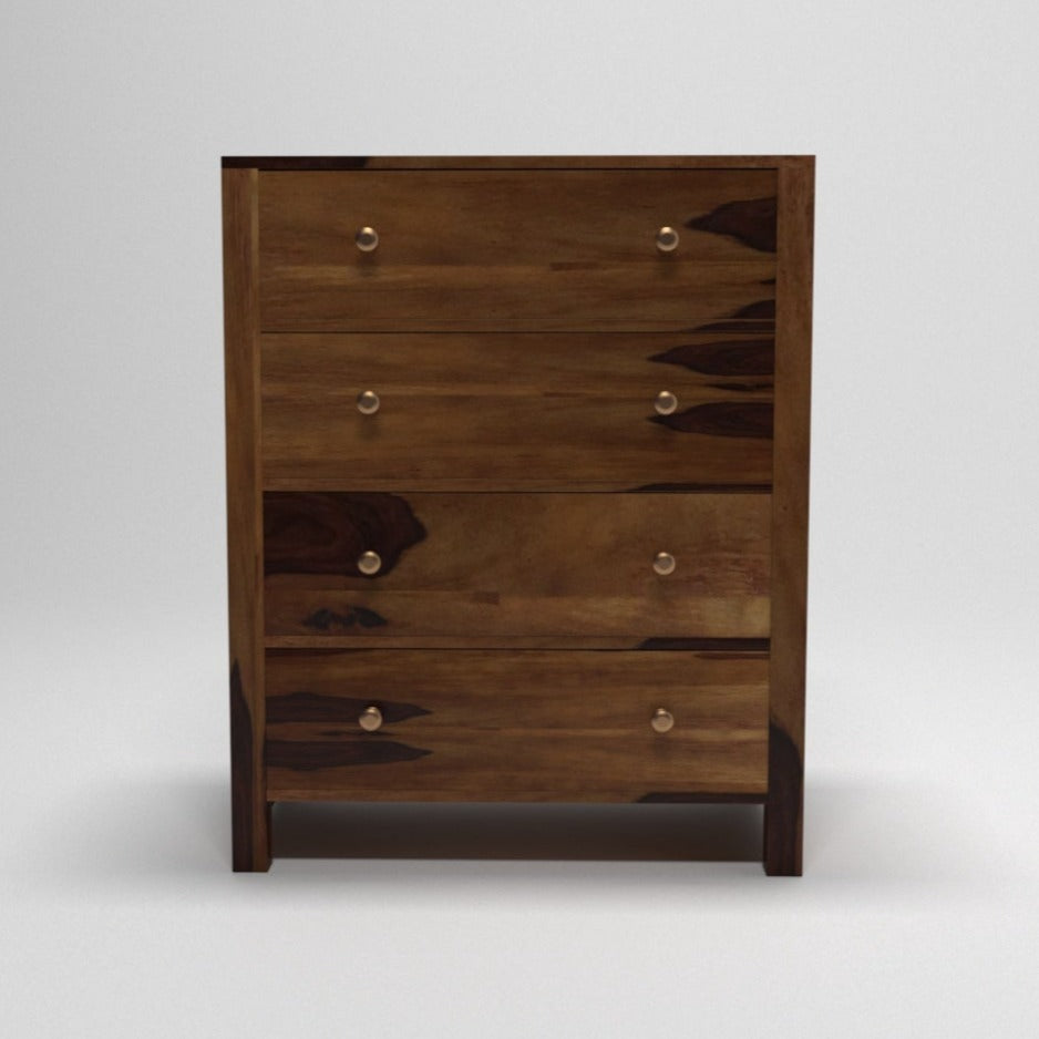 4 Drawer Chest Sheesham Wood Cabinet Drawer's Chest