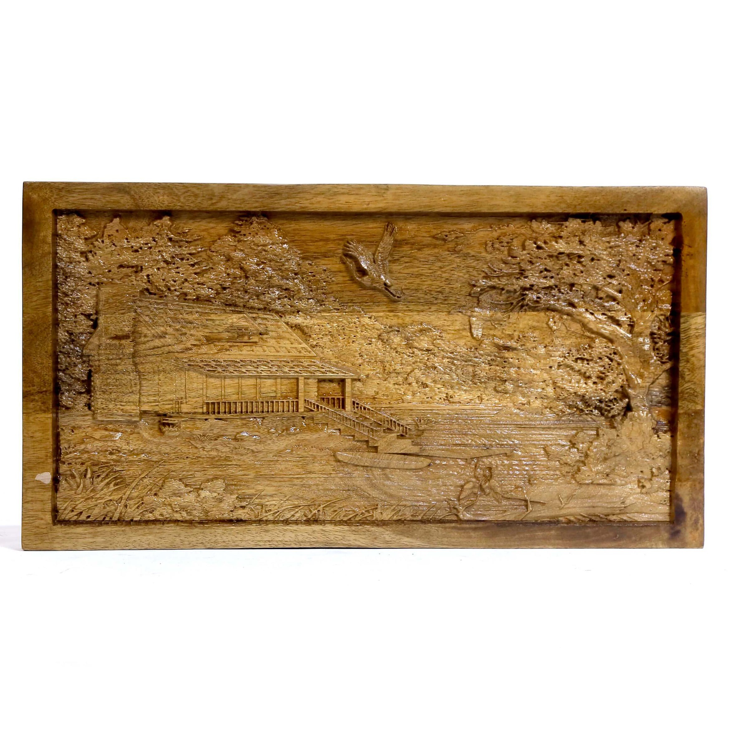 Hut Scenery Wall Art Wall Decor