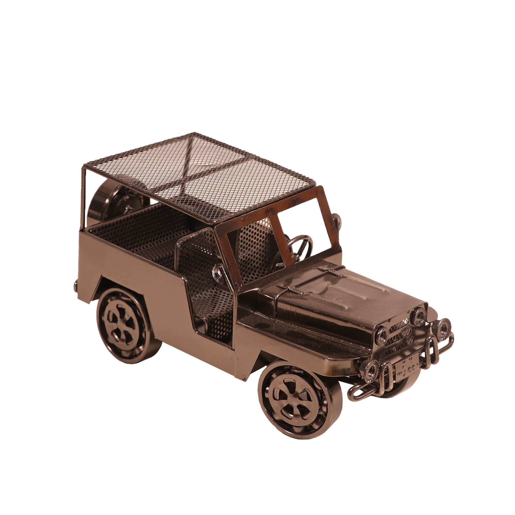 Antique Metallic Miniature Car - jali Vehicle figurine