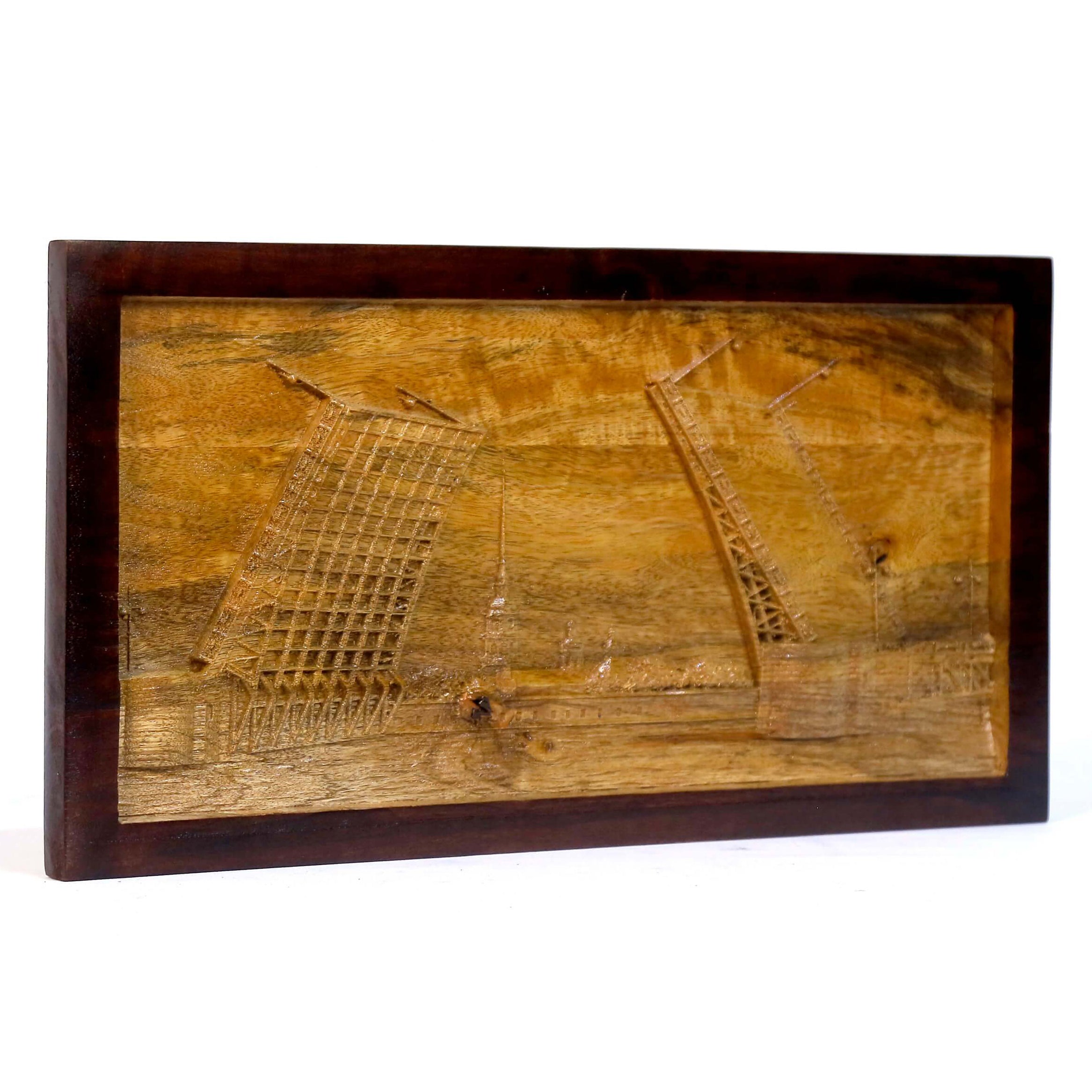Bridge at Sea Wooden Wall Art Wall Decor