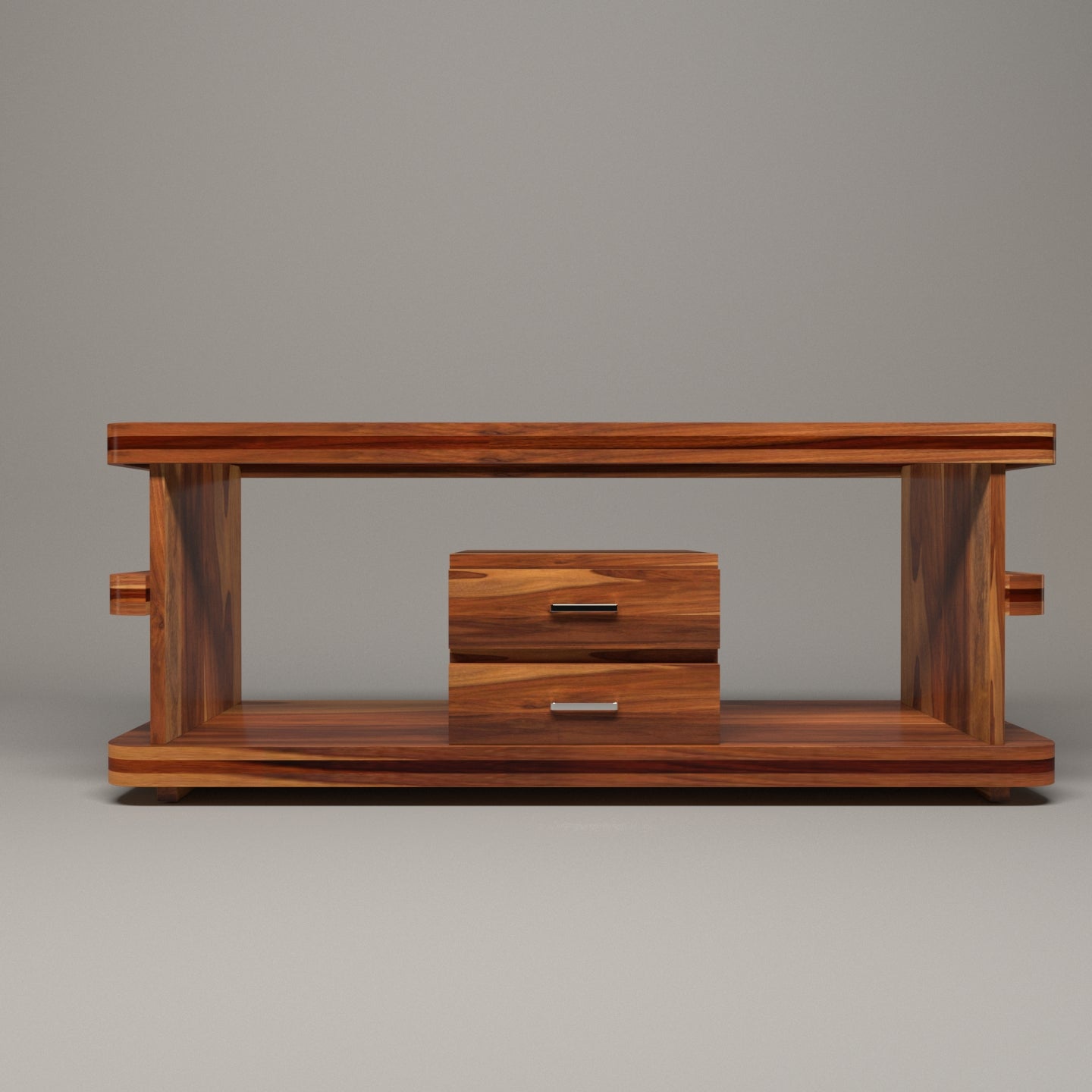 Sanghai Sheesham Modern Time 2 Drawer with Attractive Table Top Coffee Table Coffee Table