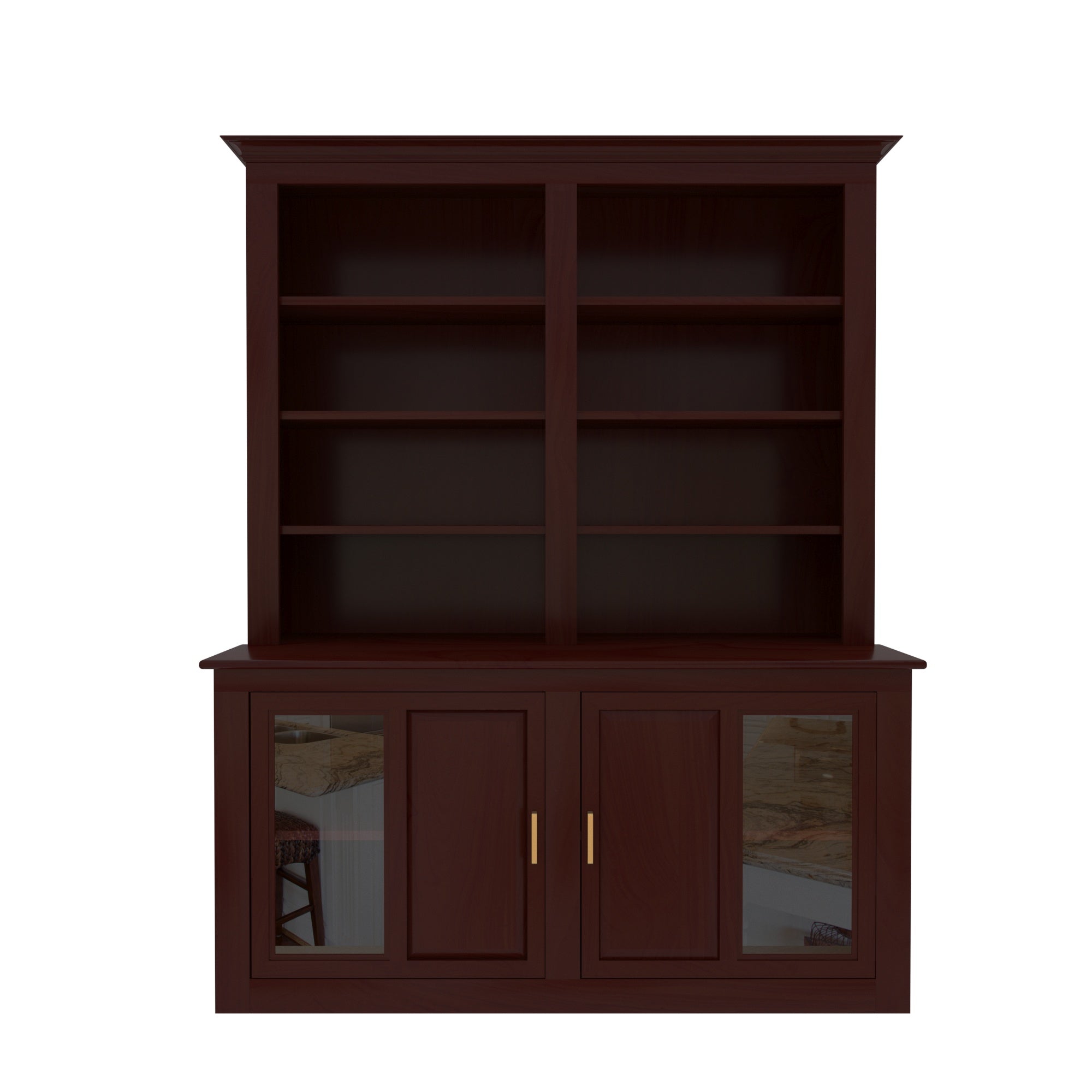 Classic Dark Antique Finished Multistorage Handmade Wooden Wardrobe Wardrobe