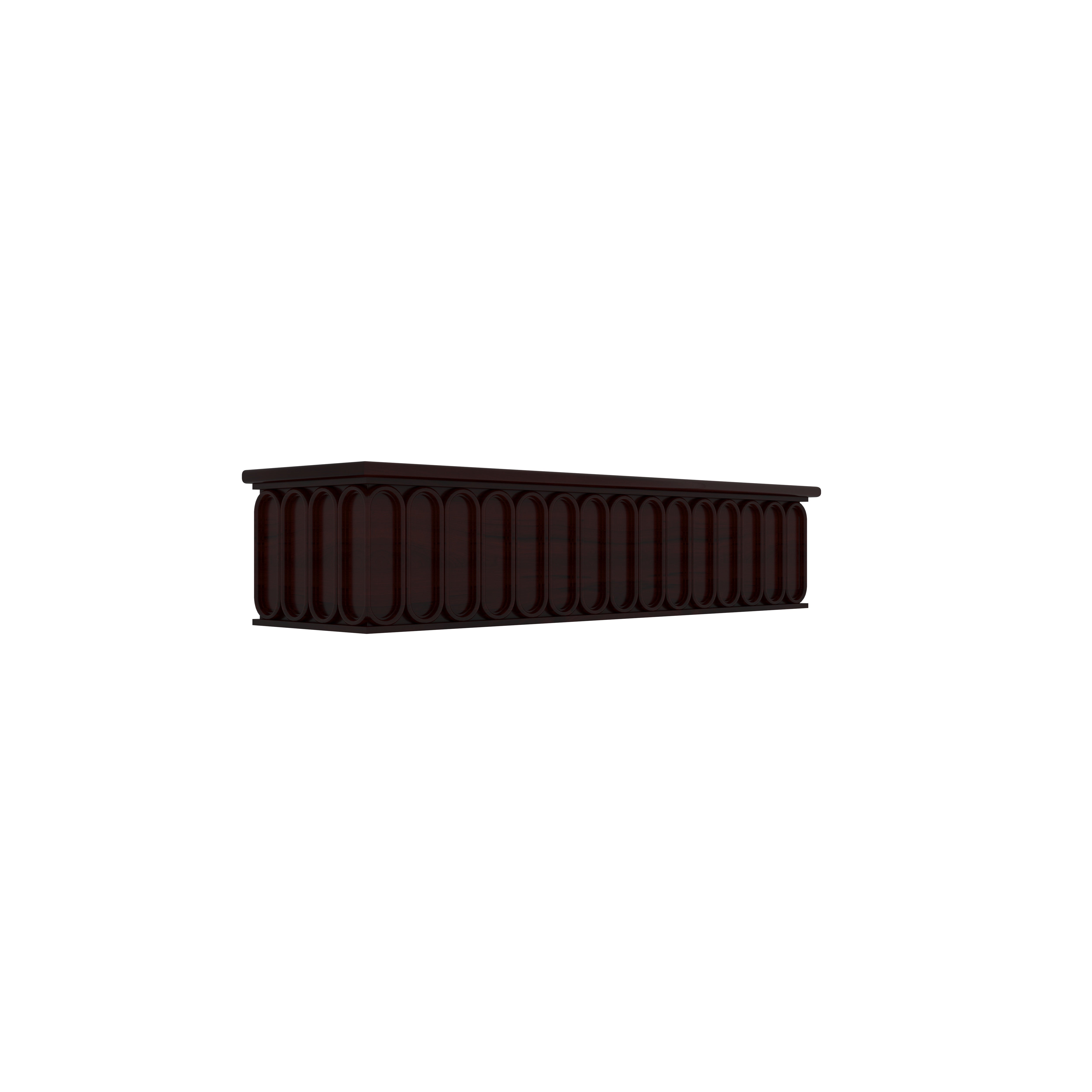 Modern Minimal Wooden Wall Rack Wall Rack