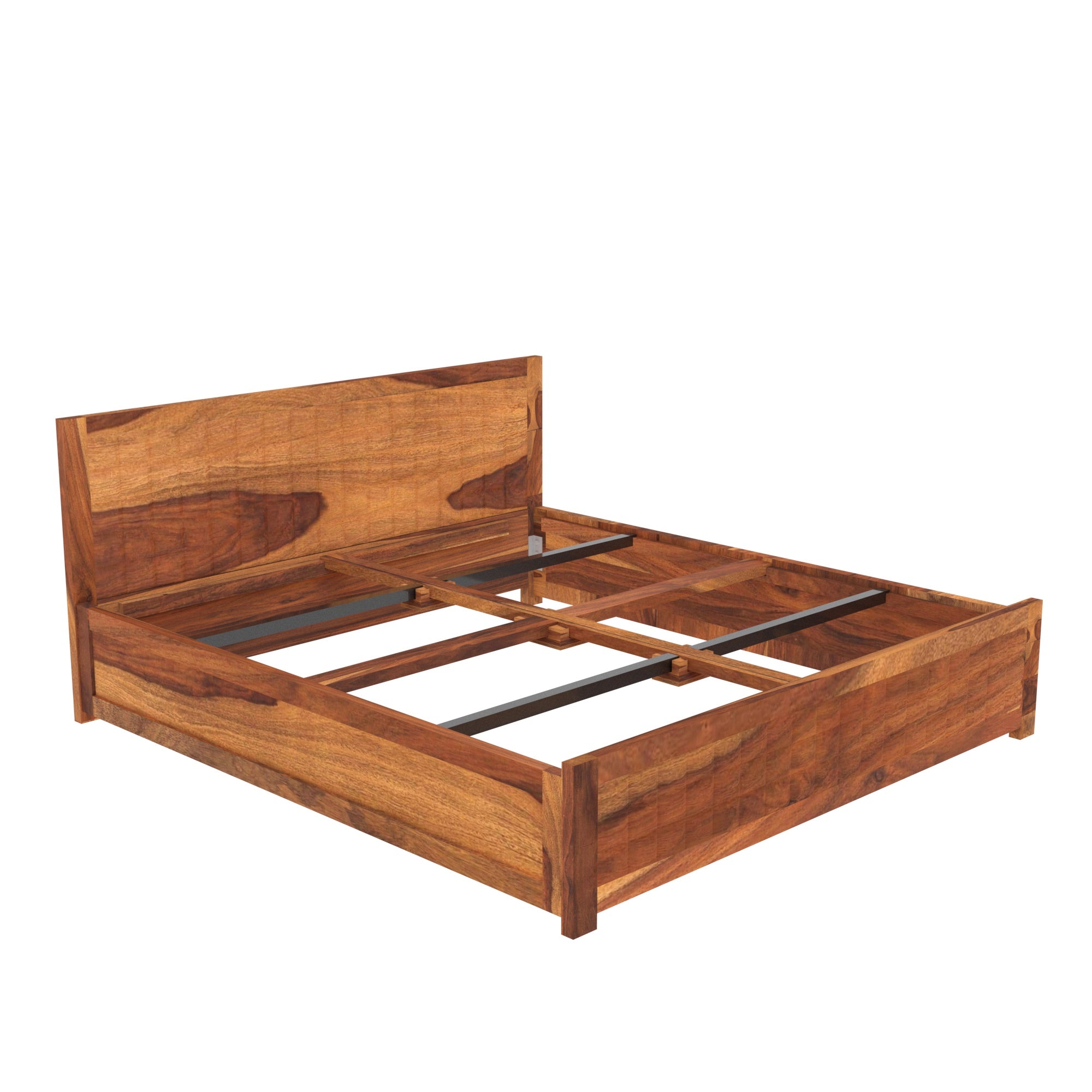 Wooden Simple Headboard designed Bed Bed