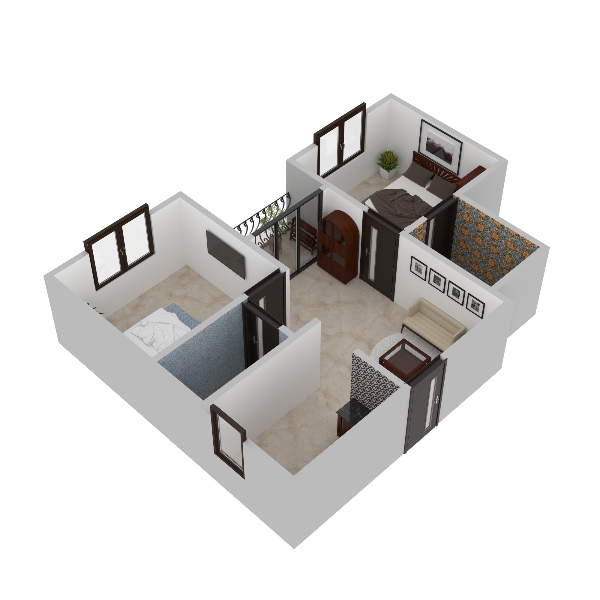 Augustine Furniture Room set Flat Set