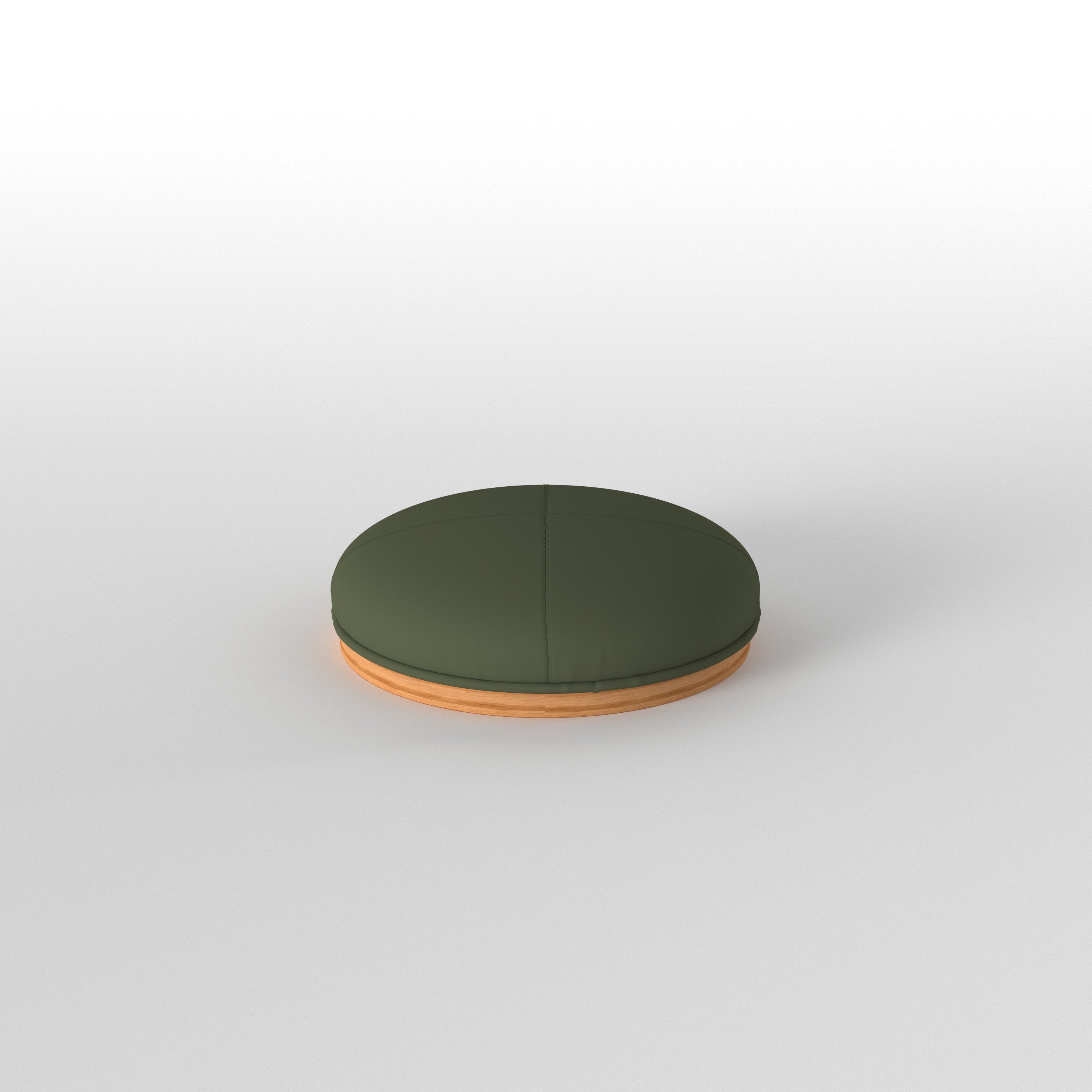 Low Profile Oval Dining Table with Tapered Legs