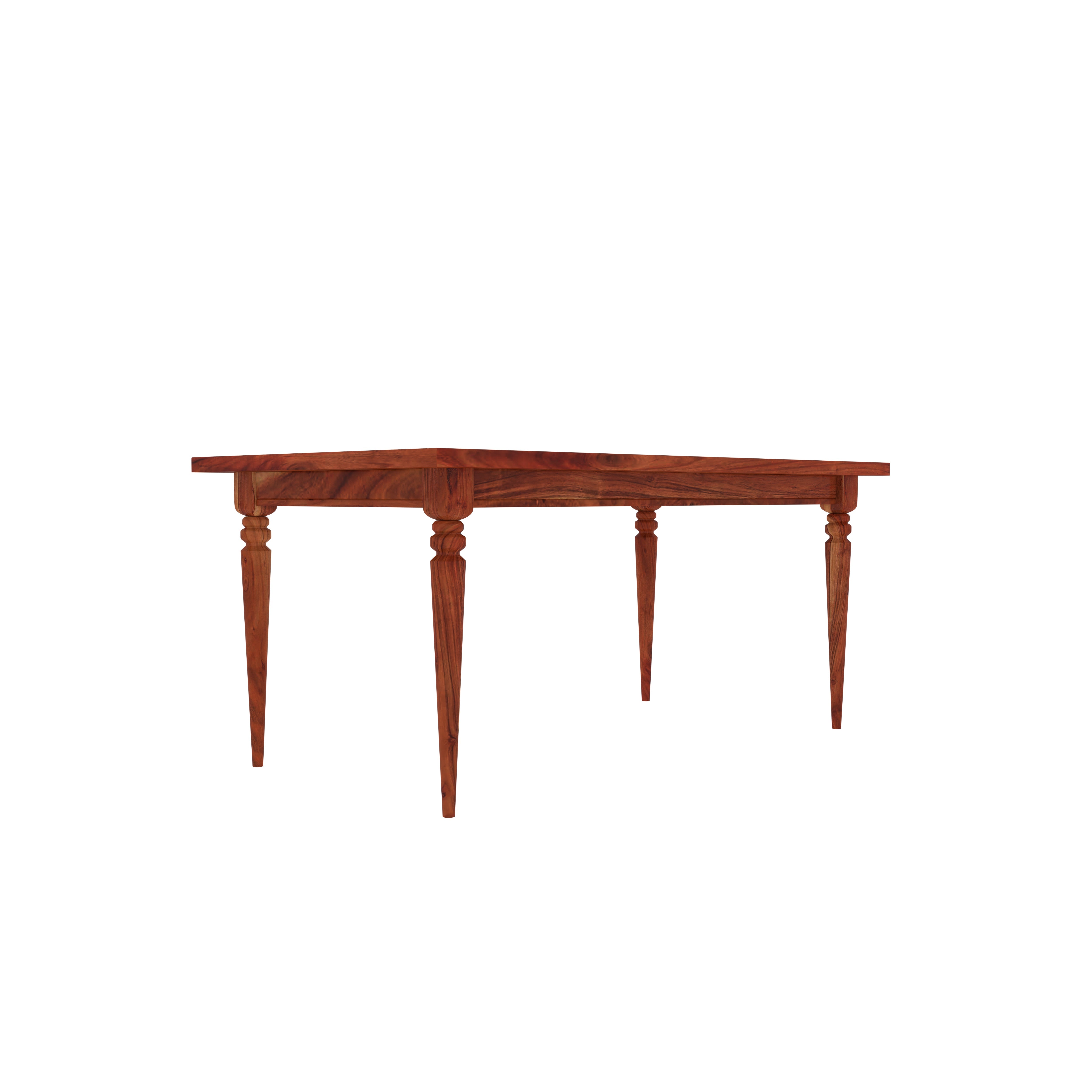 Classic 4-Seater Wooden Dining Table Set with Cushioned Chairs – Elegant Traditional Style Dining Set
