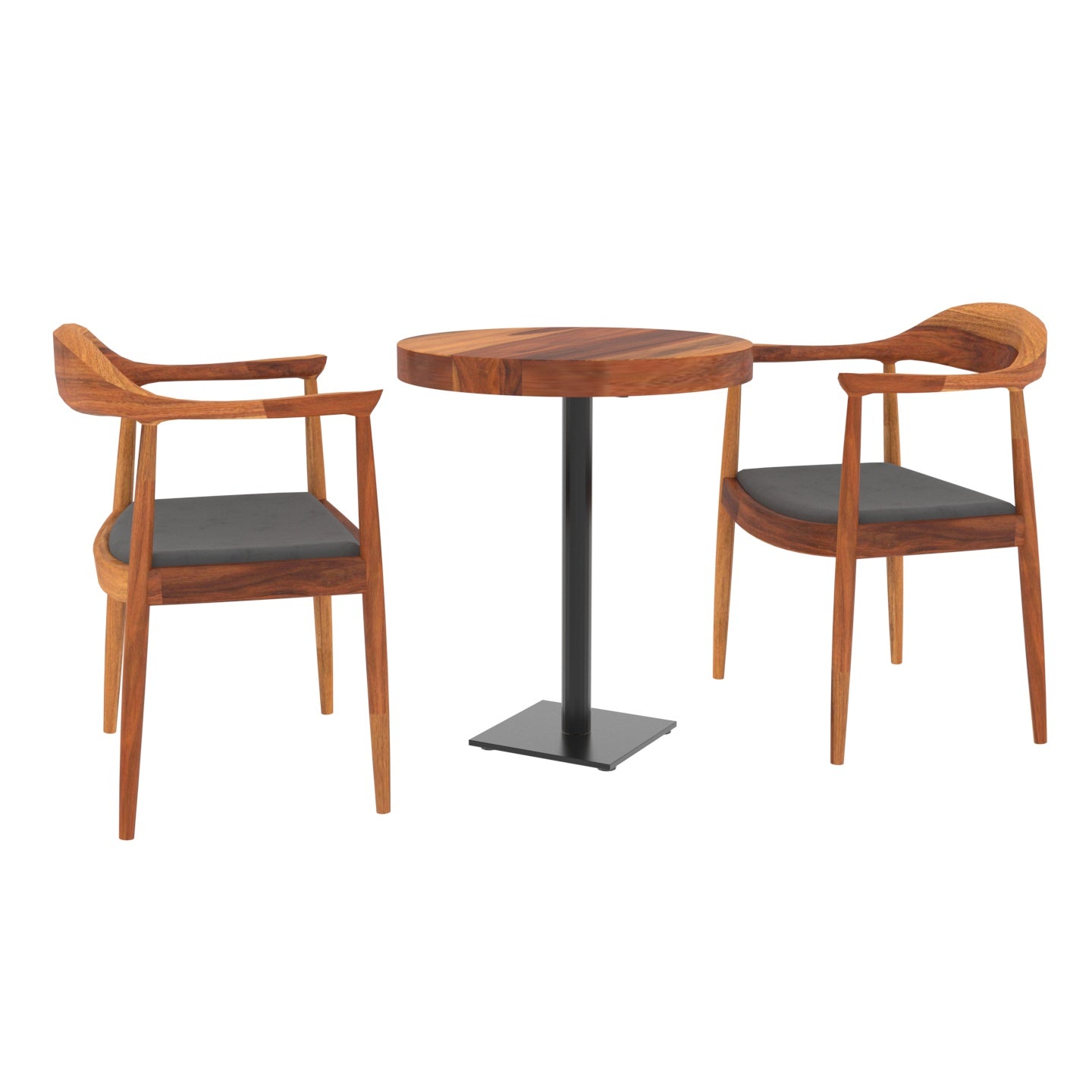 Seasonal Newberry Two Chair Small Round Table Dining Set Dining Set