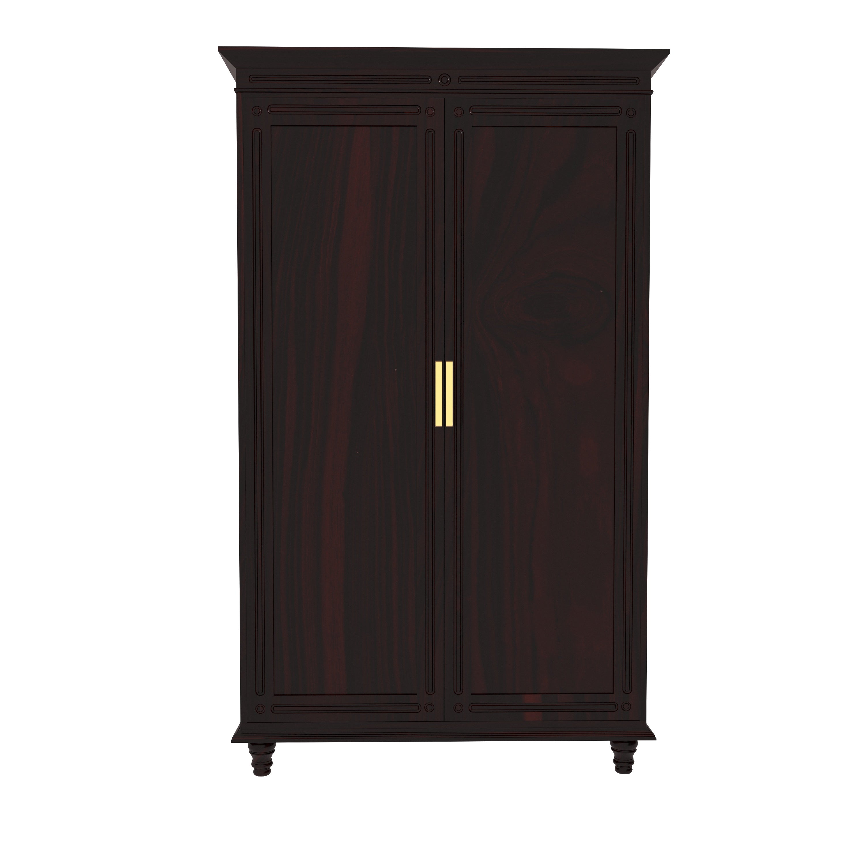Antique Richard Old Finished Handmade Wooden Wardrobe Wardrobe