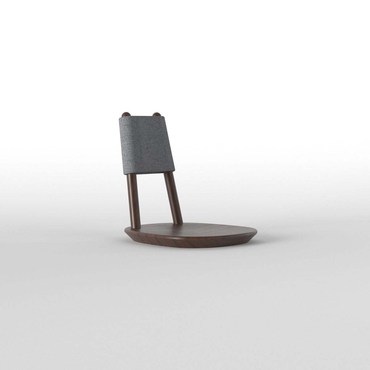 Japanese-Inspired Square Dining Table with Rounded Frame