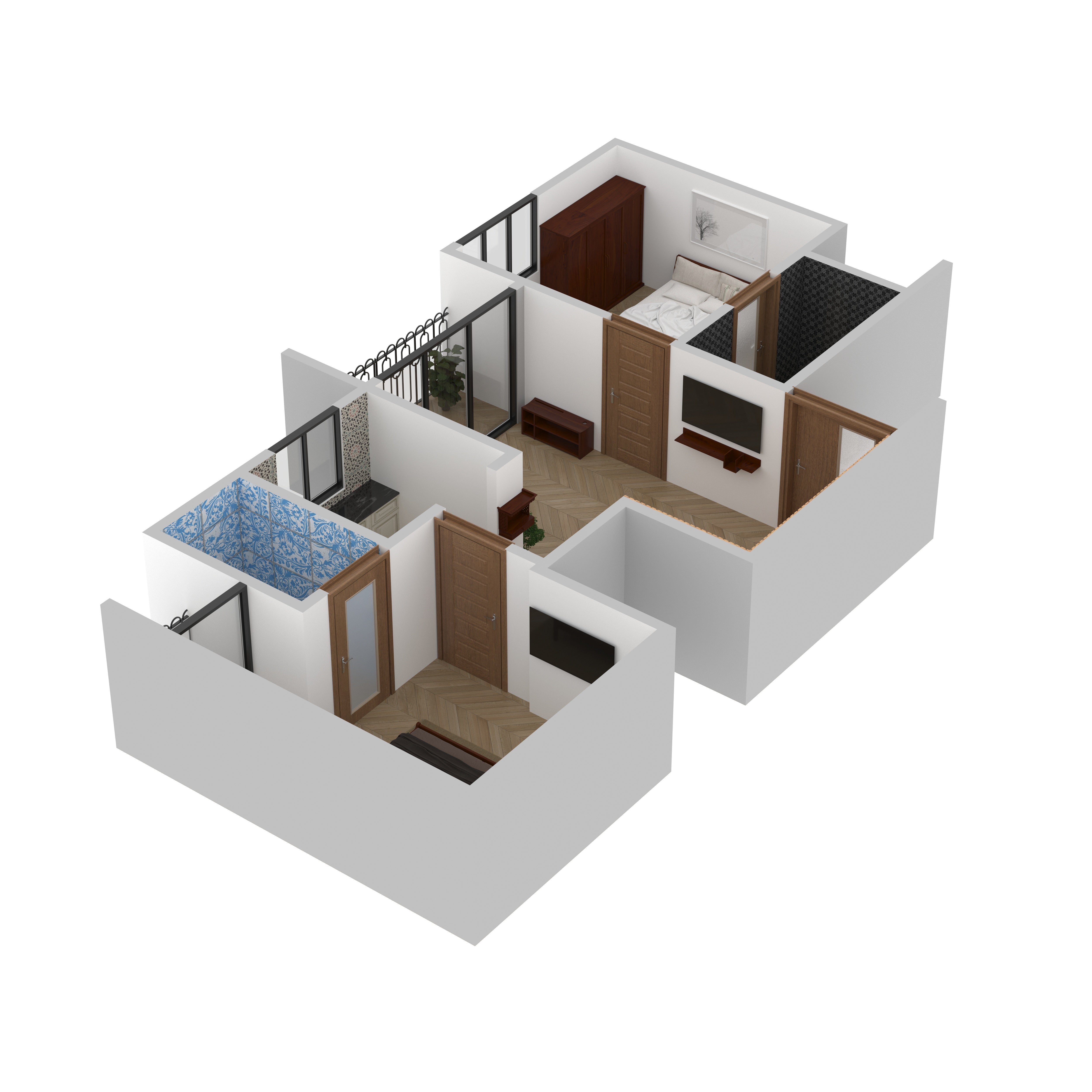 Mohan Furniture Room Set Flat Set