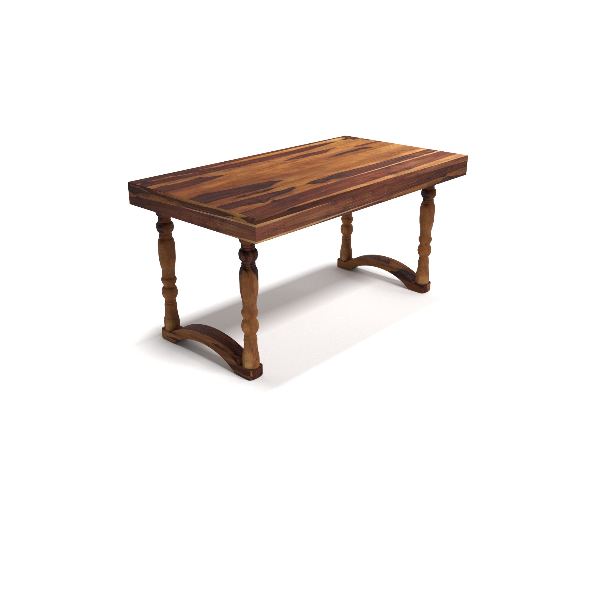 Carved Legs Vintage Sheesham Wood Dinning Table Dining Table