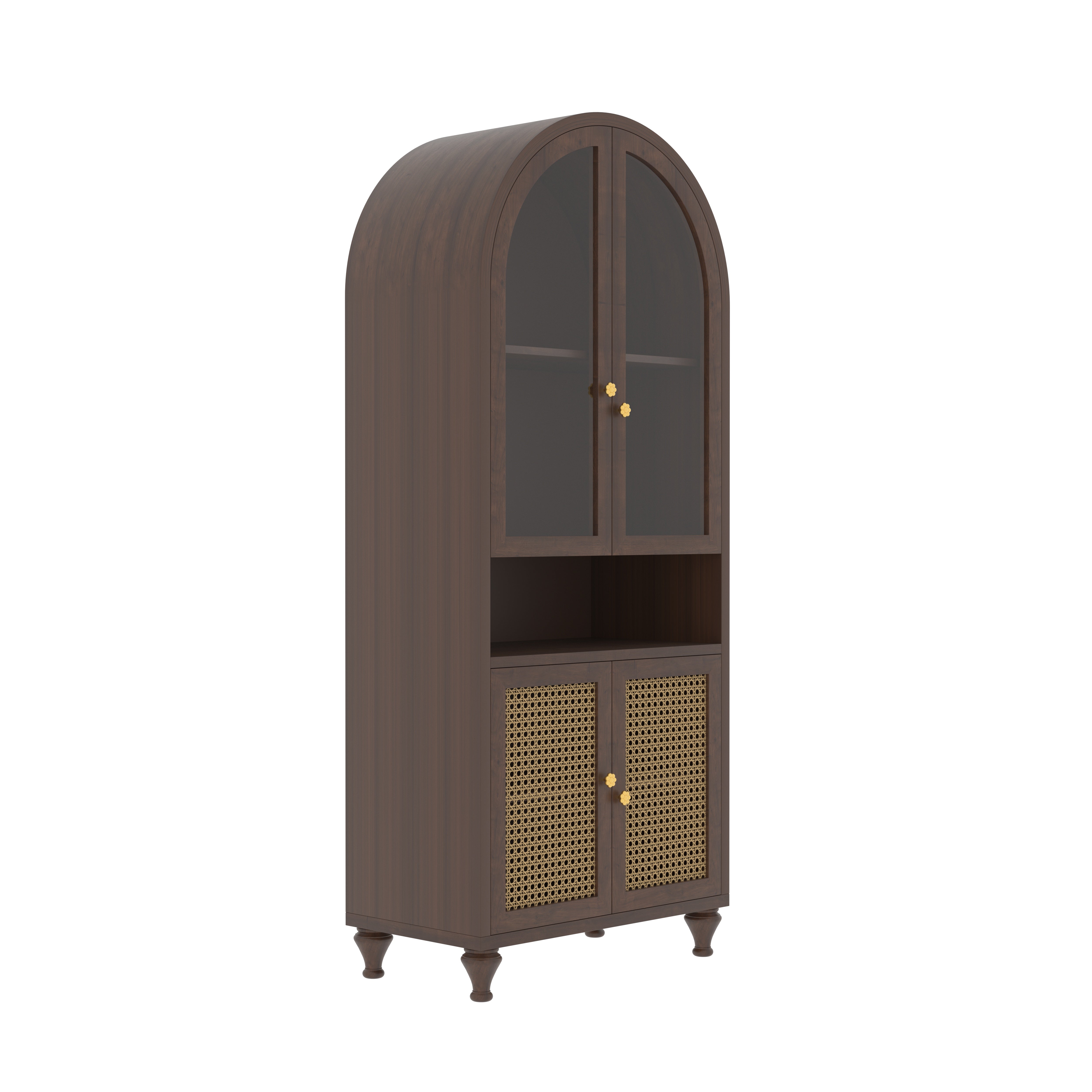 Majestic Carved Wardrobe - Indian Heritage Furniture Wardrobe