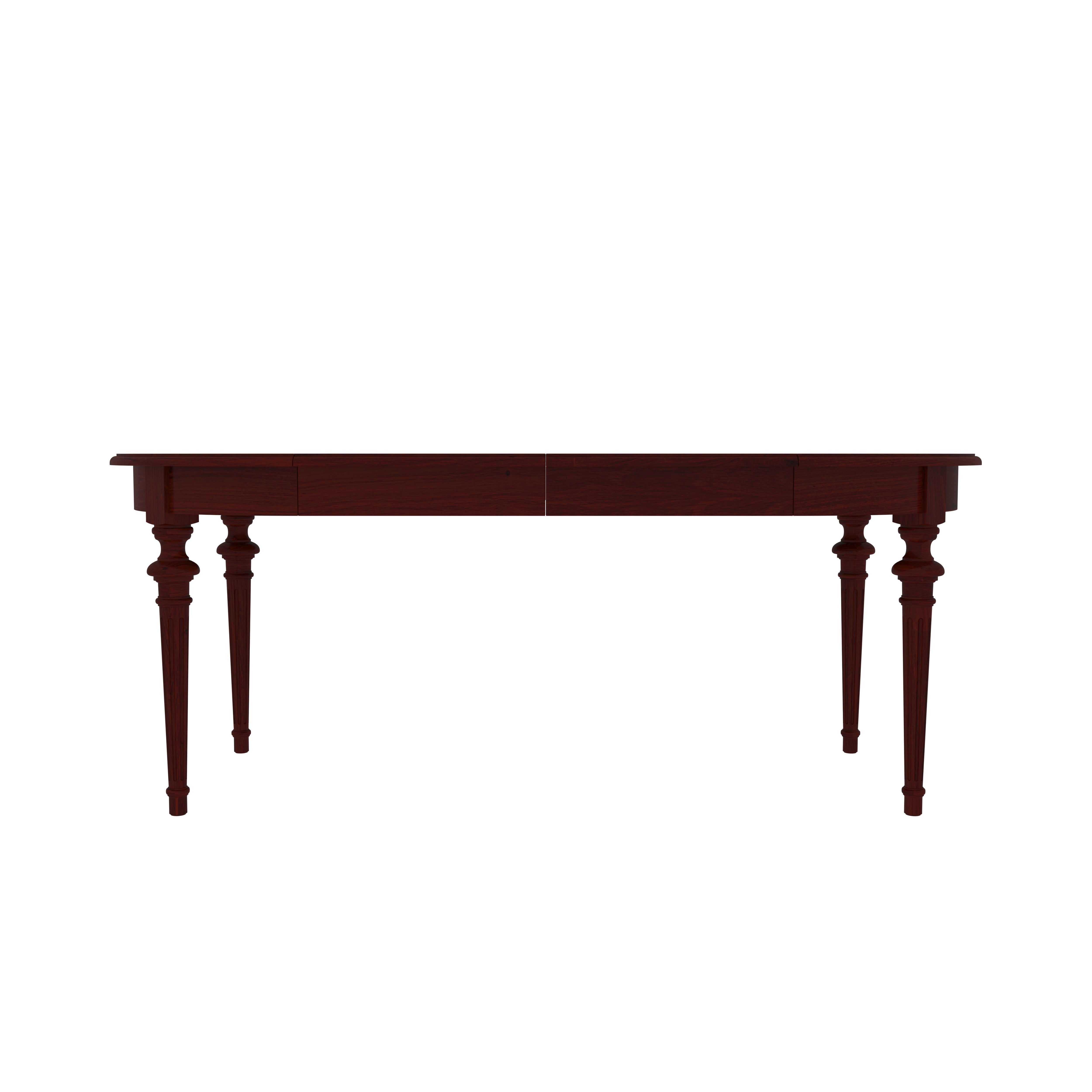 Antique Light Mahogany Finished Handmade Wooden Dining Table Dining Table