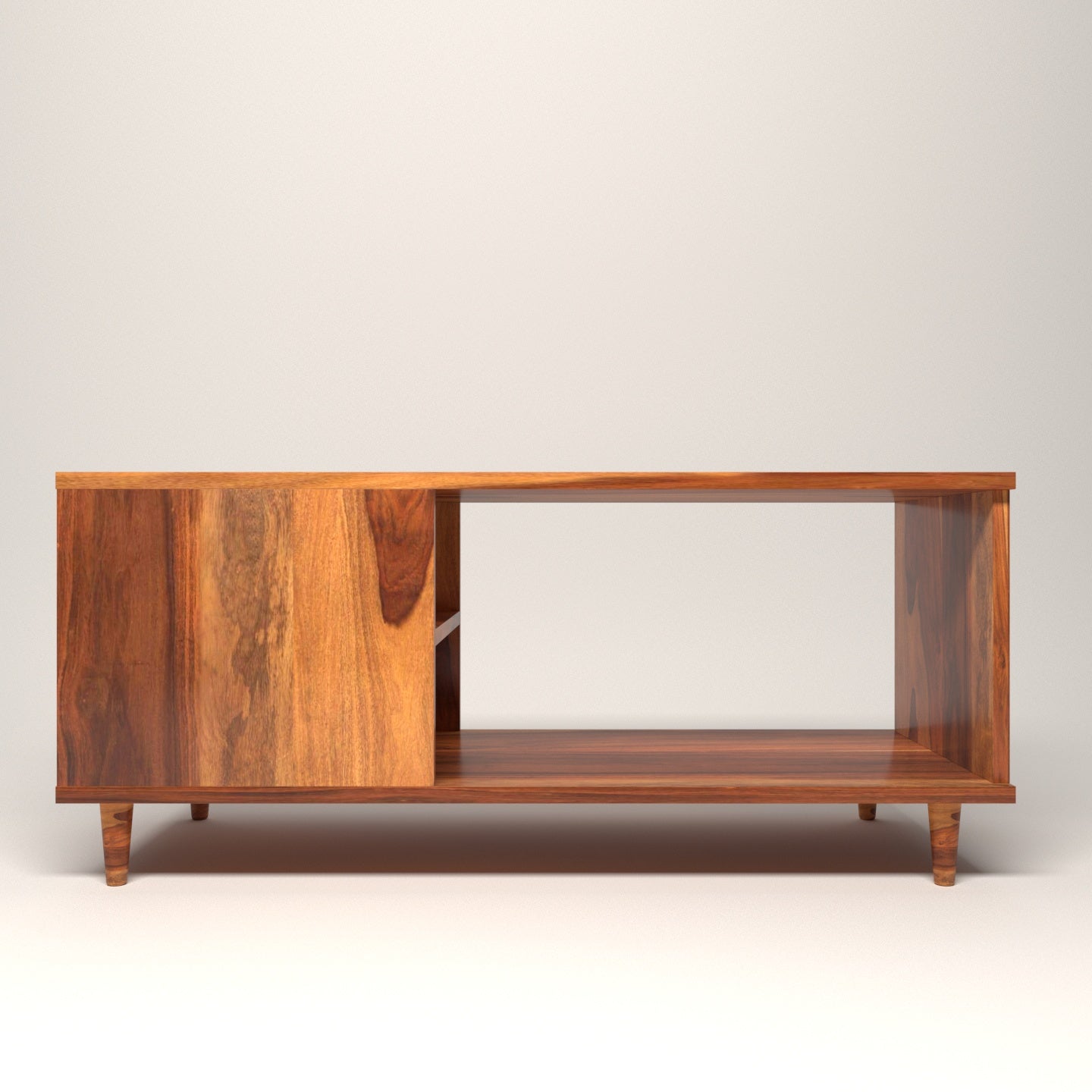 Traditional Time Simple Storage Wooden Coffee Table Coffee Table