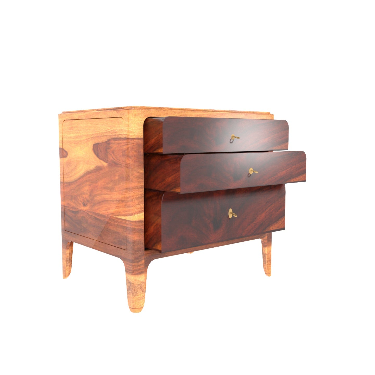 Classic Rustic Natural Indian Handmade Wooden Bed for Home Bedroom Furniture Sets