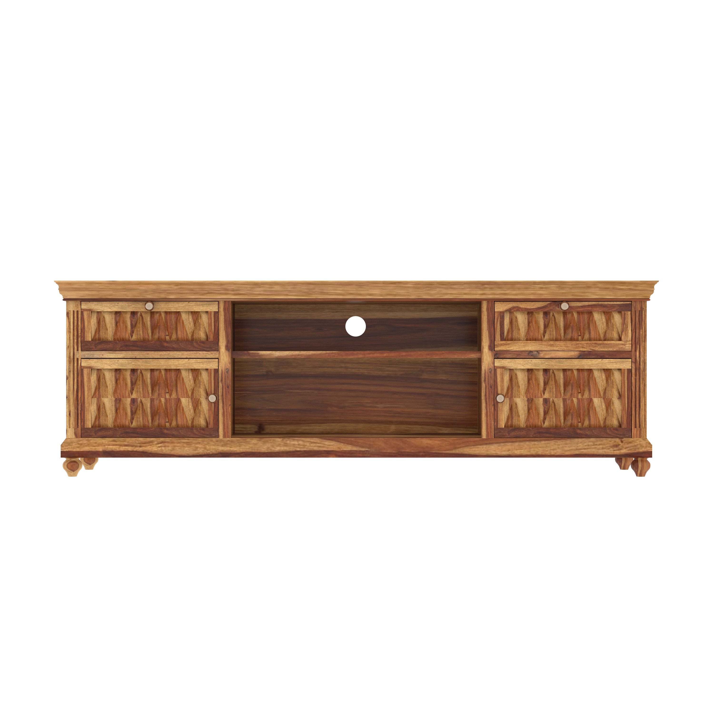 Unique Multi-Storage Wooden Handmade Long Cabinet Tv stand