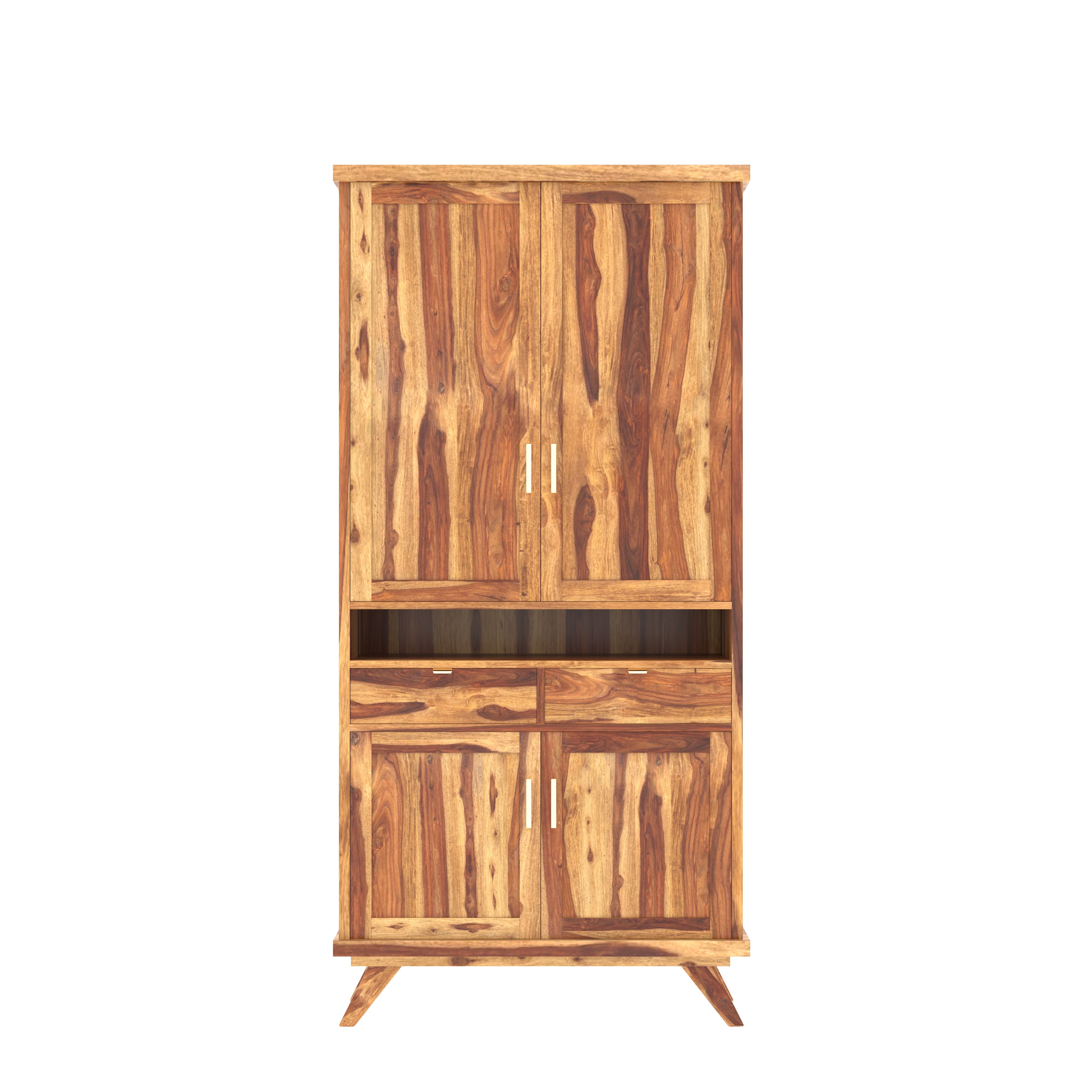 Unique Traditional Multi-Storage Wooden Handmade Wardrobe Wardrobe